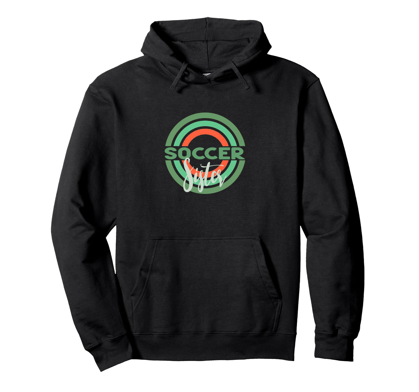 Soccer Sister Modern Soccer Circles Hoodie - Aesthetic Graphic Unisex - T-Shirt, Sweatshirt, Hoodie