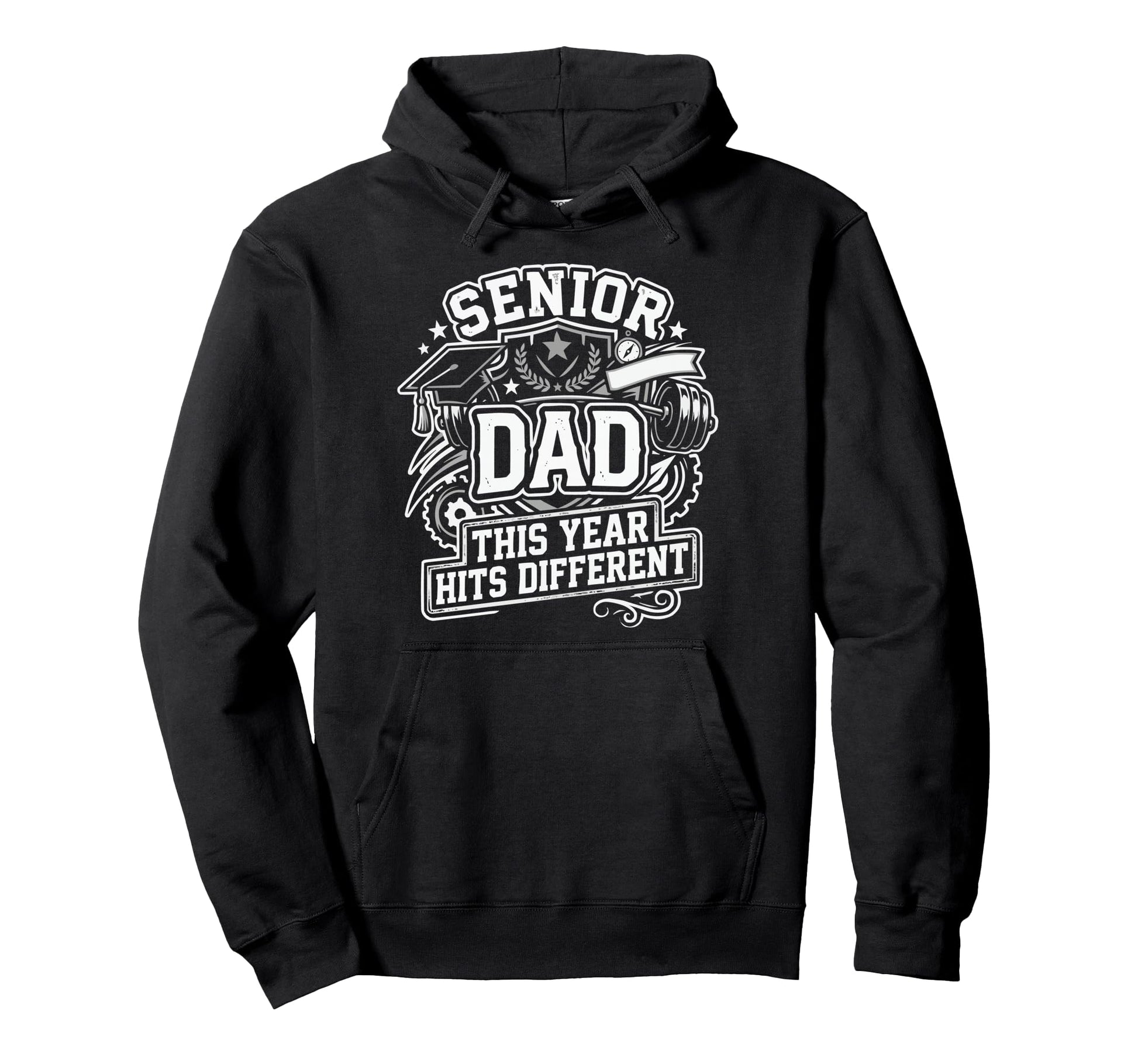 High School Senior Dad Classroom Hoodie - Streetwear Style Men Women - T-Shirt, Sweatshirt, Hoodie