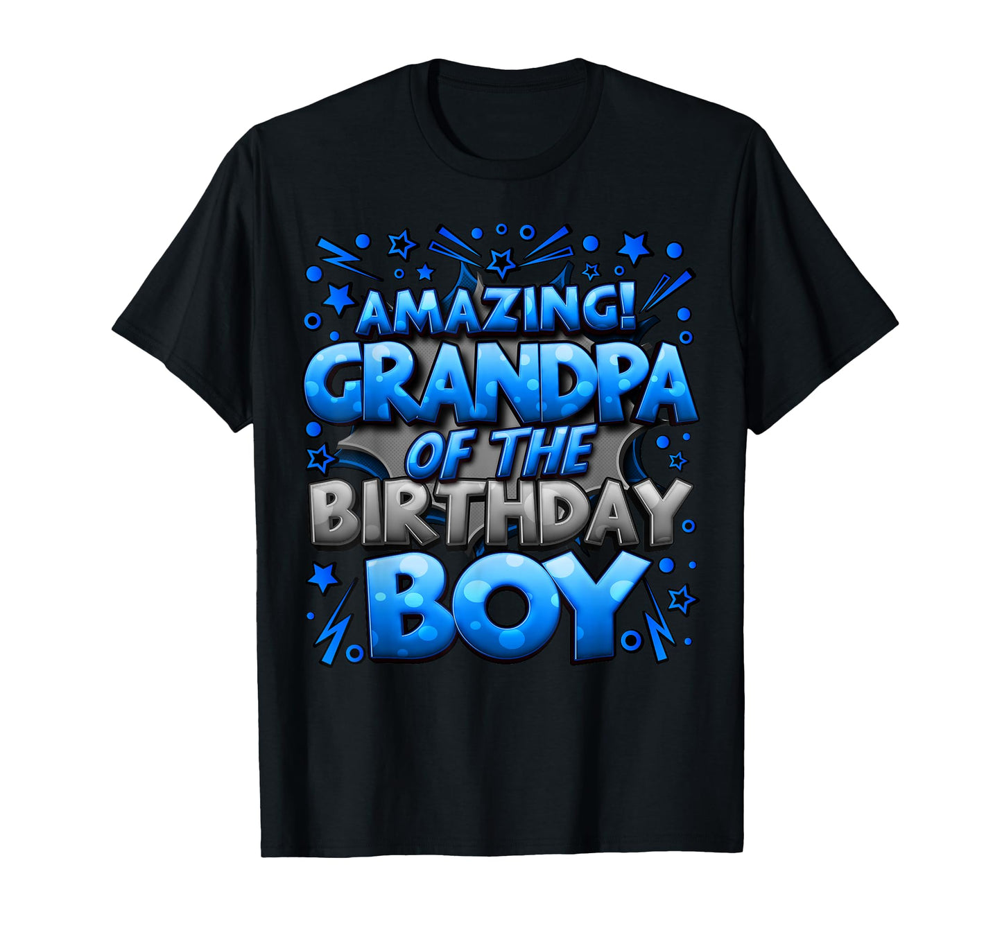 Grandpa Birthday Matching Family Grandpa T-Shirt - Graphic Print for Adults - T-Shirt, Sweatshirt, Hoodie