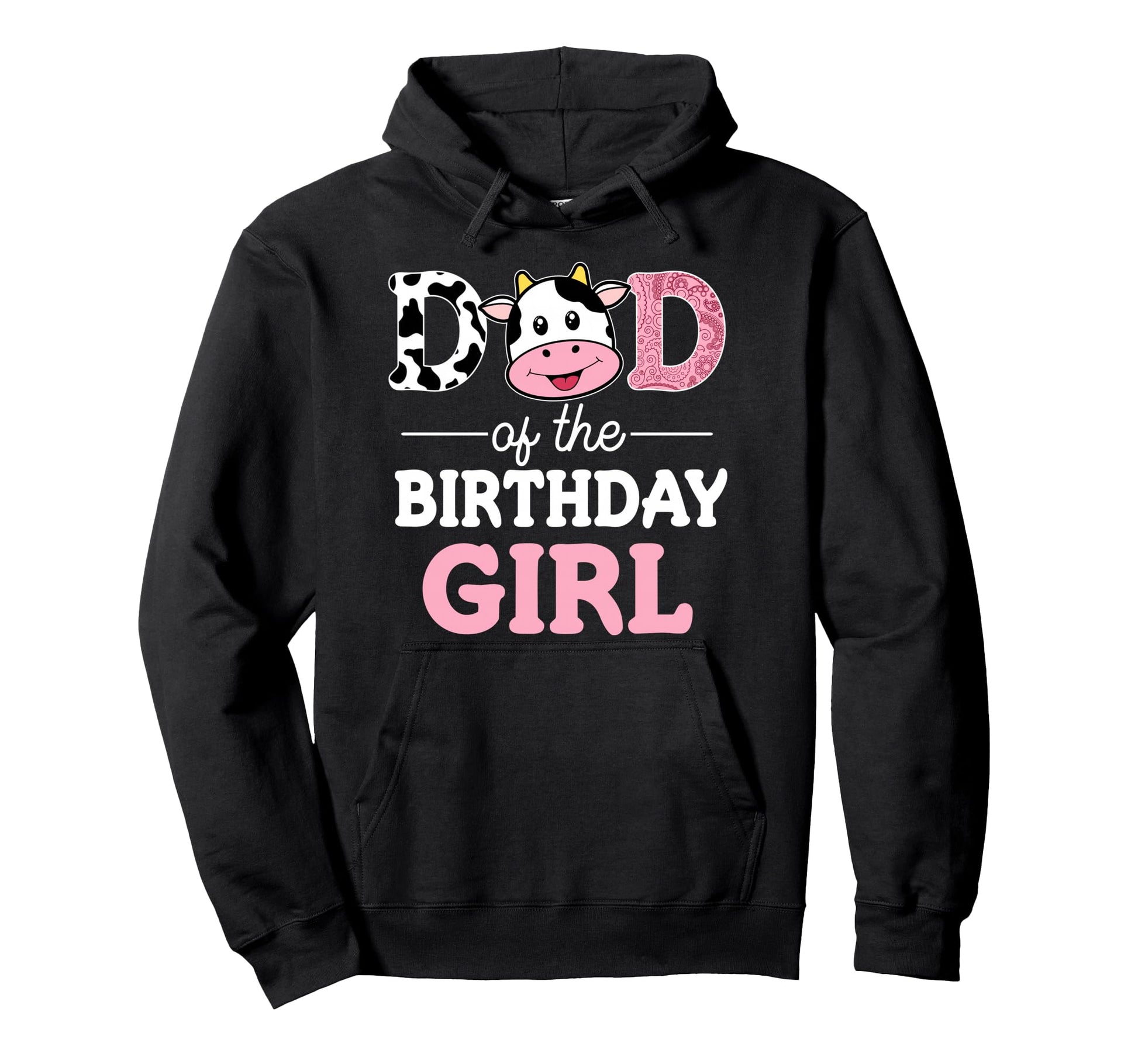 Dad Birthday Farm Cow Daddy Papa 1St Hoodie - Graphic Print Unisex - T-Shirt, Sweatshirt, Hoodie