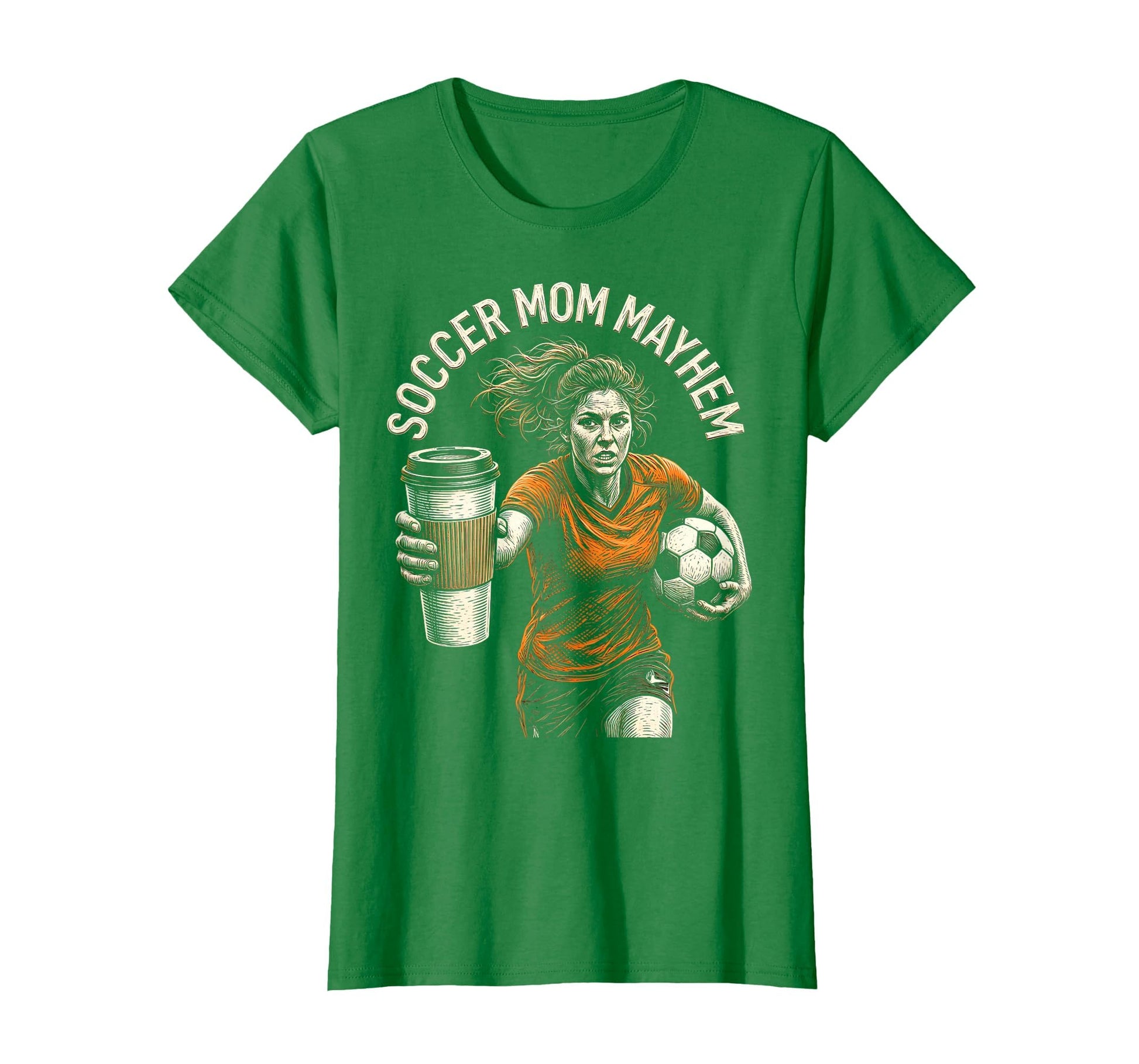 Soccer Mom Mayhem Funny Sports T-Shirt - Casual Everyday Wear for Adults - T-Shirt, Sweatshirt, Hoodie
