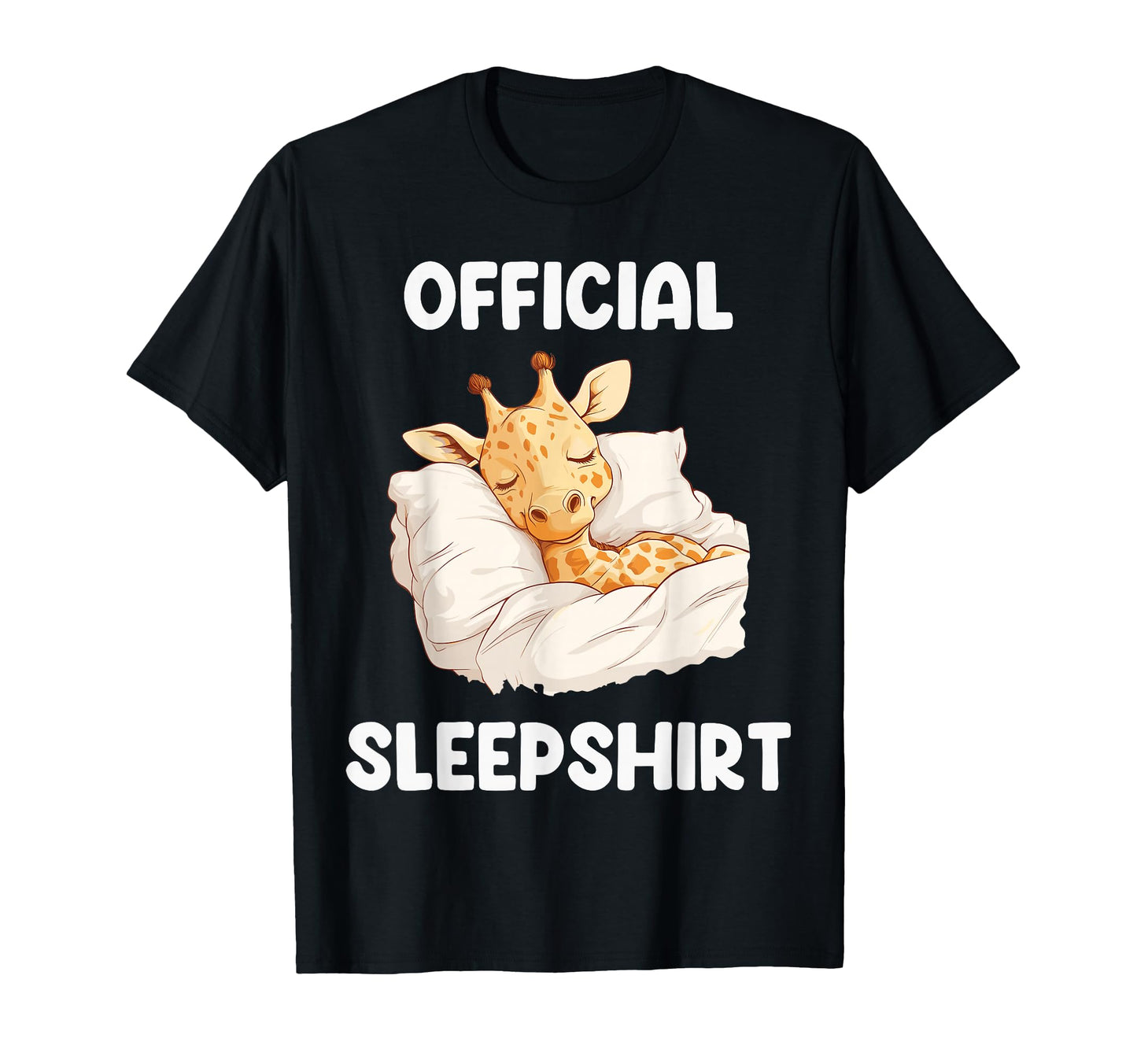 Sleepshirt Sleeping Giraffe Animal T-Shirt - Streetwear Style Unisex - T-Shirt, Sweatshirt, Hoodie