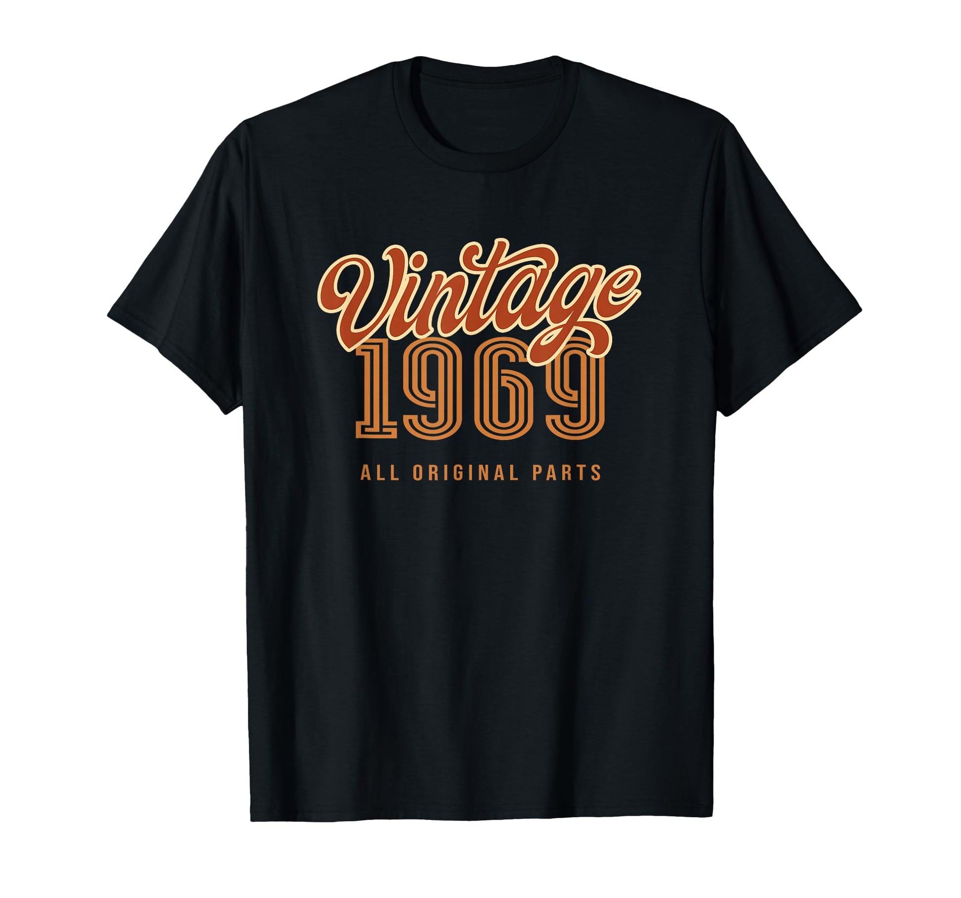 1969 All Original Parts Birthday T-Shirt - Custom Art Print Unisex - T-Shirt, Sweatshirt, Hoodie