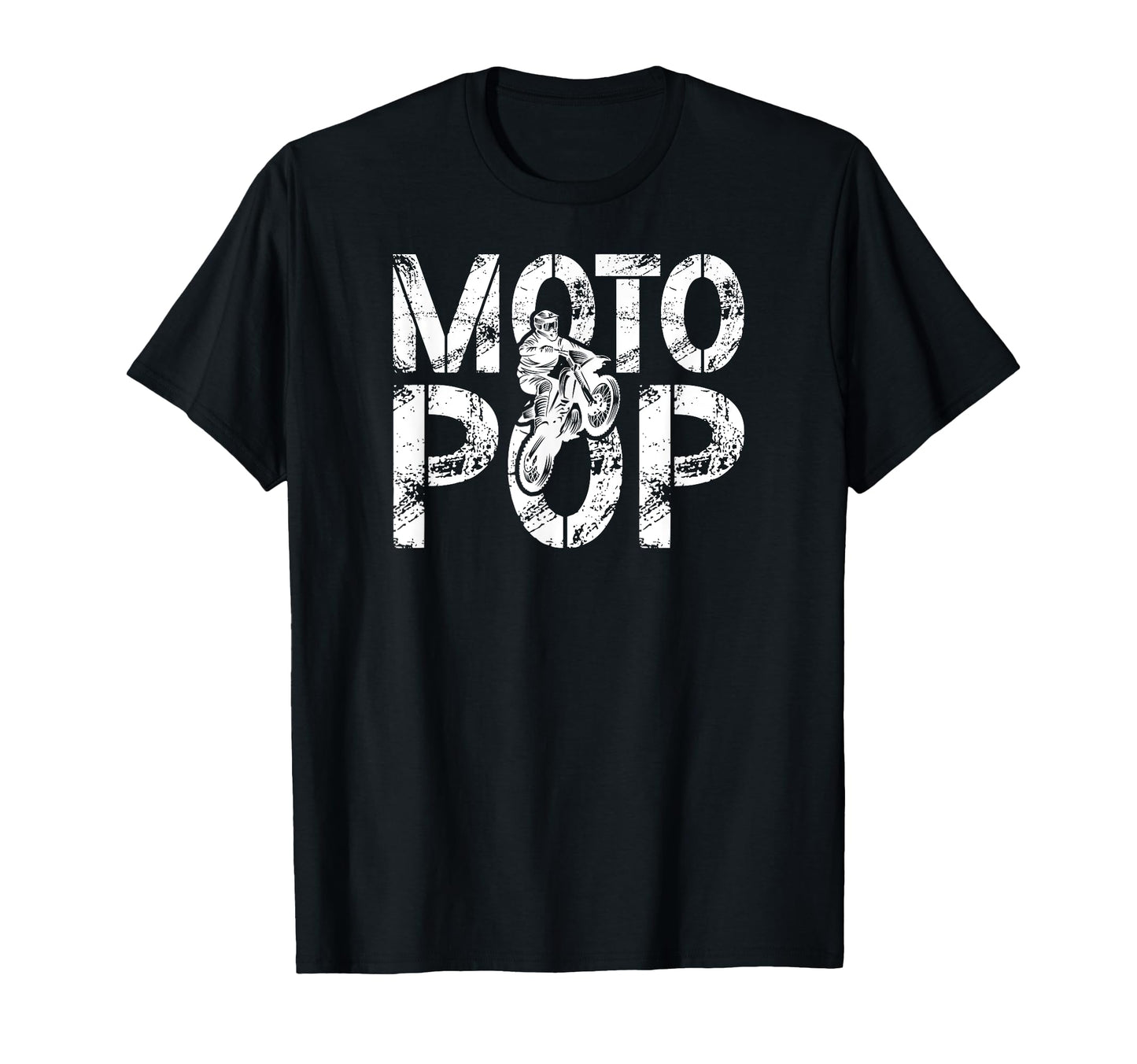 Moto Pop Motocross Pop Grandpa T-Shirt - Custom Art Print for Adults - T-Shirt, Sweatshirt, Hoodie
