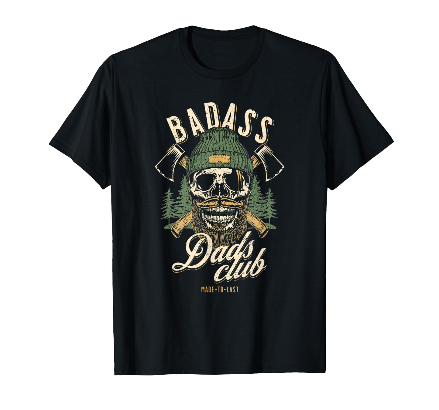 Badass Dads Club T Funny Birthday T-Shirt - Fun Novelty Design Unisex - T-Shirt, Sweatshirt, Hoodie