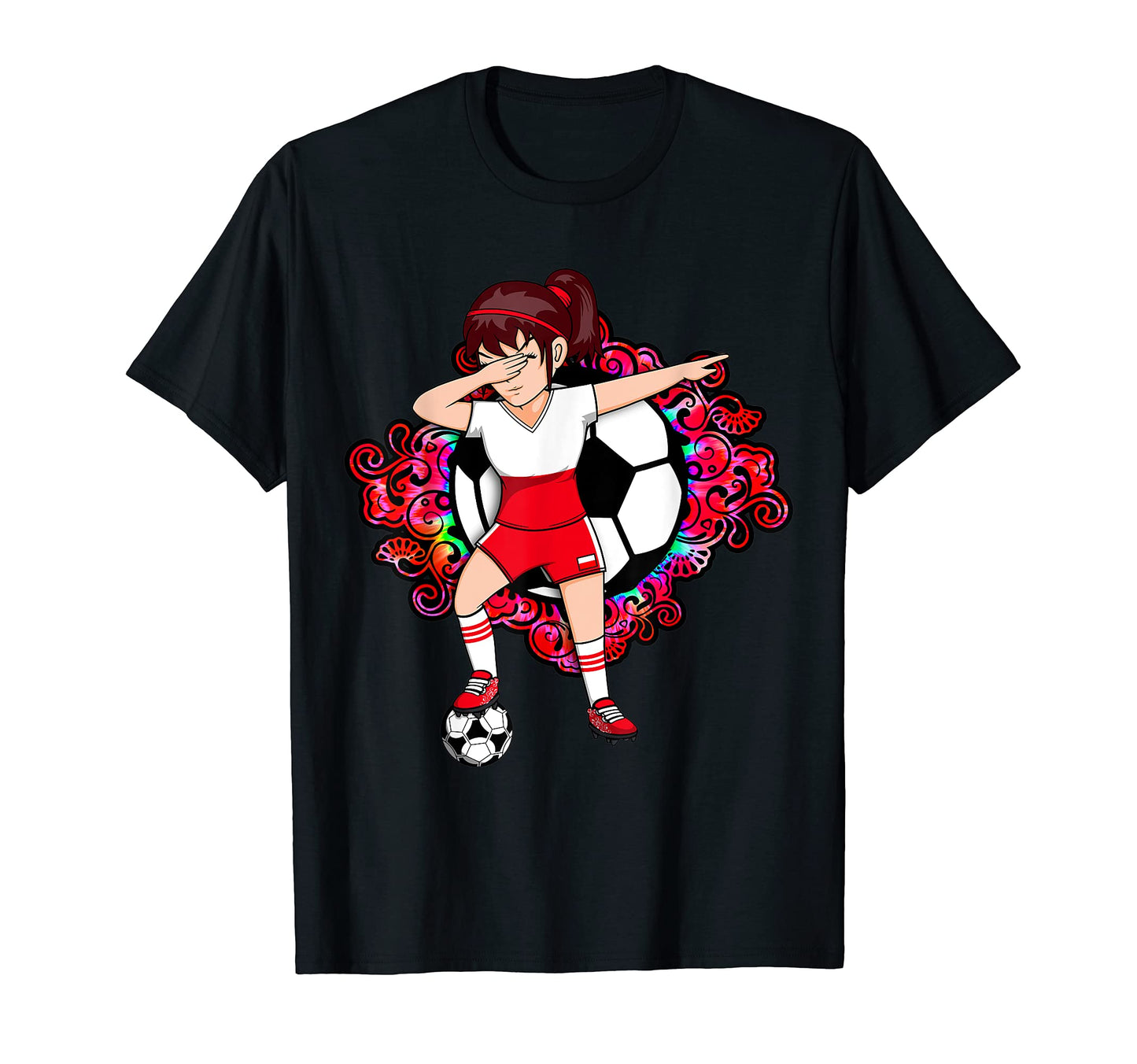 Dabbing Soccer Poland Fan Jersey T-Shirt - Novelty Apparel Men Women - T-Shirt, Sweatshirt, Hoodie