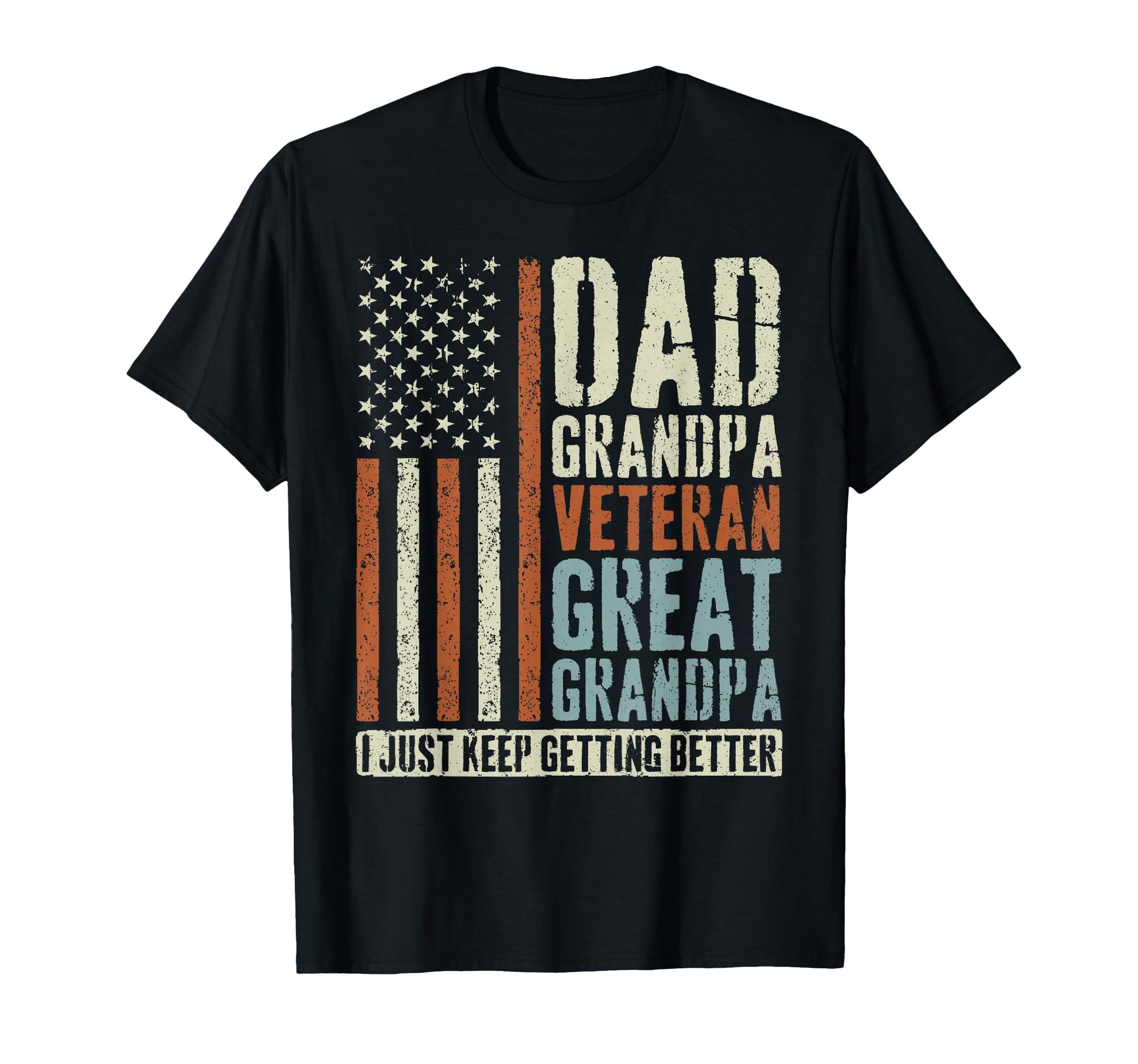 Dad Grandpa Veteran Great Grandpa Sweatshirt - Novelty Apparel Men Women - T-Shirt, Sweatshirt, Hoodie