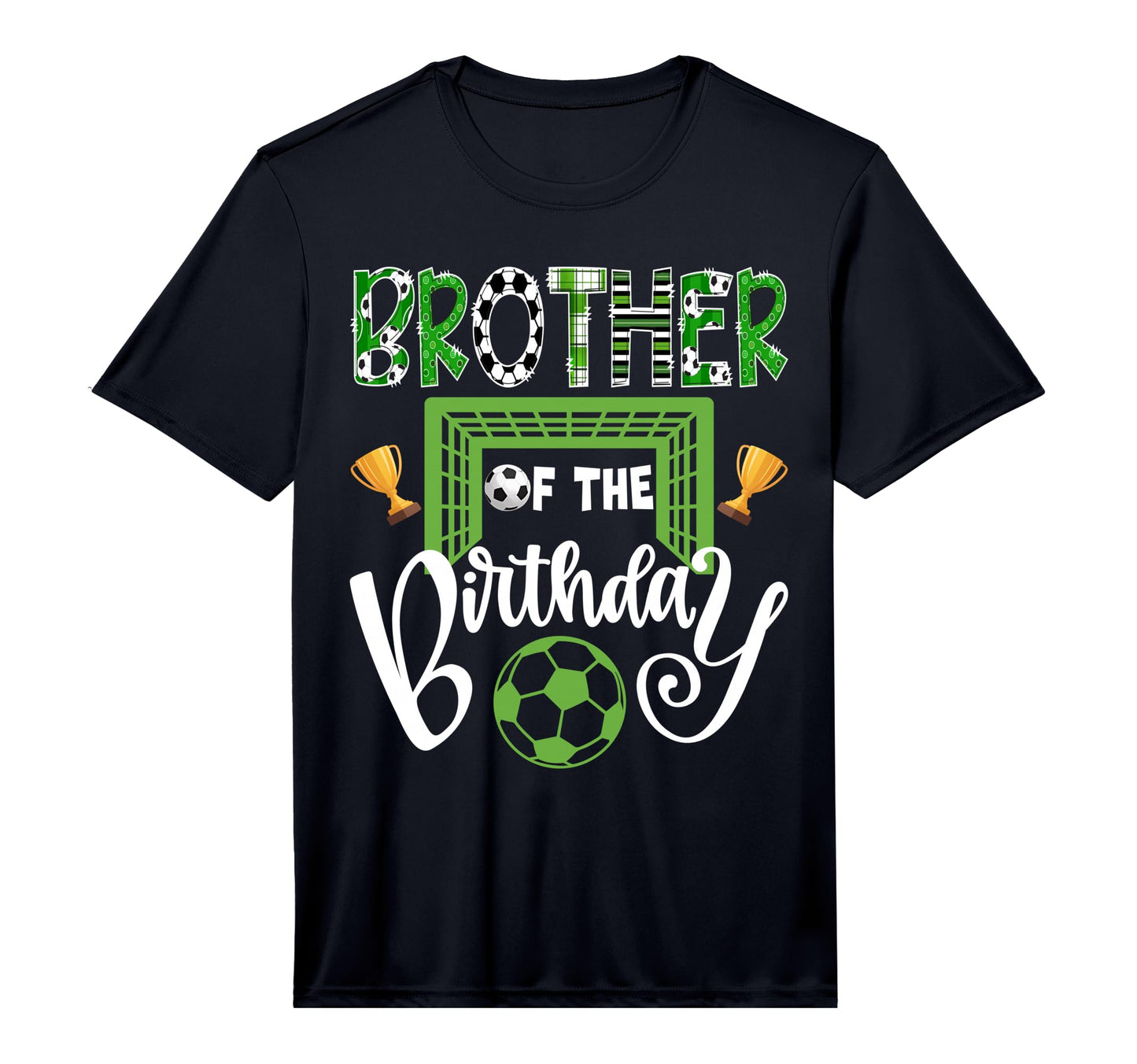 Brother Birthday Soccer Player Bday T-Shirt - Graphic Print for Adults - T-Shirt, Sweatshirt, Hoodie