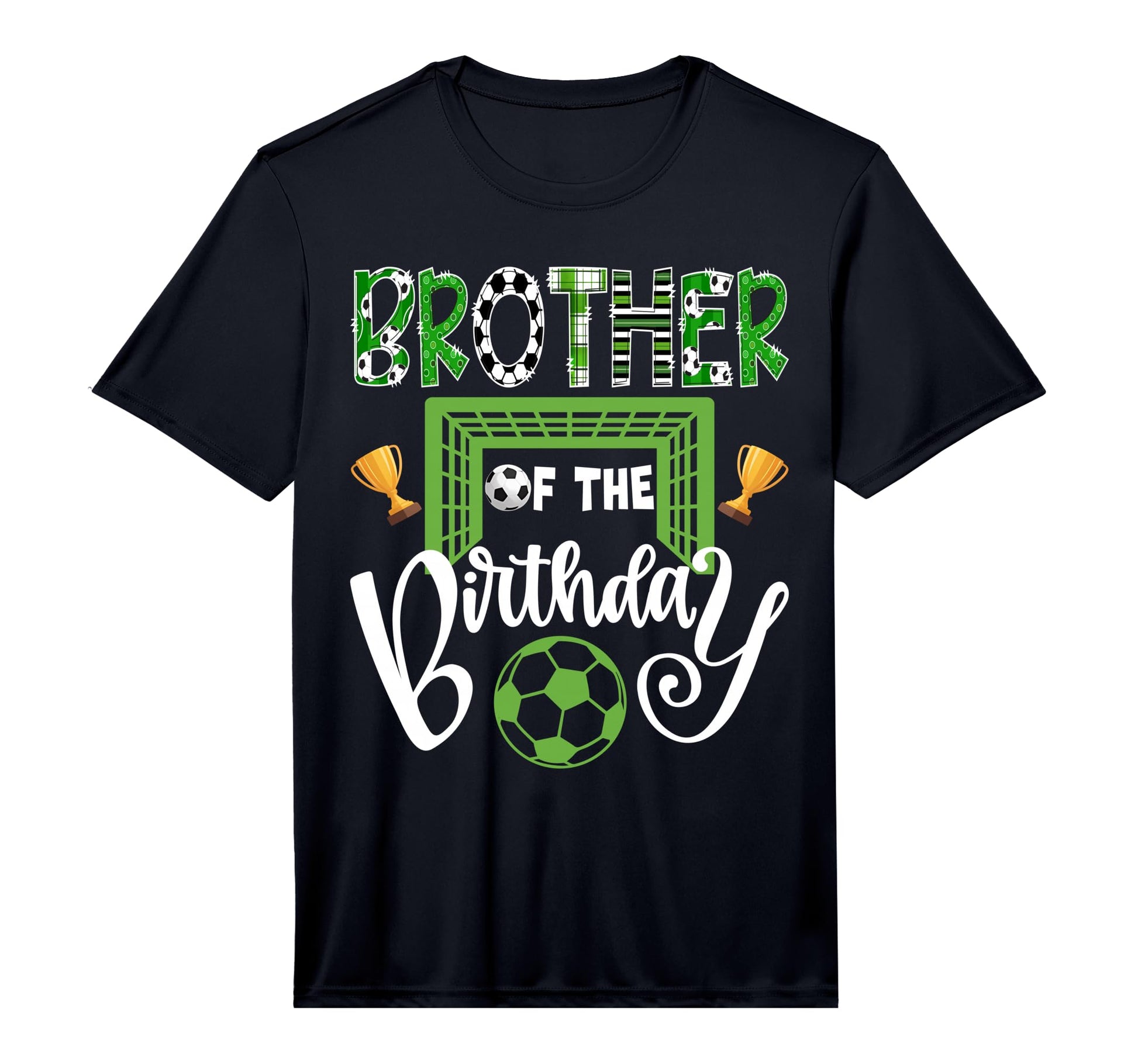 Brother Birthday Soccer Player Bday T-Shirt - Graphic Print for Adults - T-Shirt, Sweatshirt, Hoodie