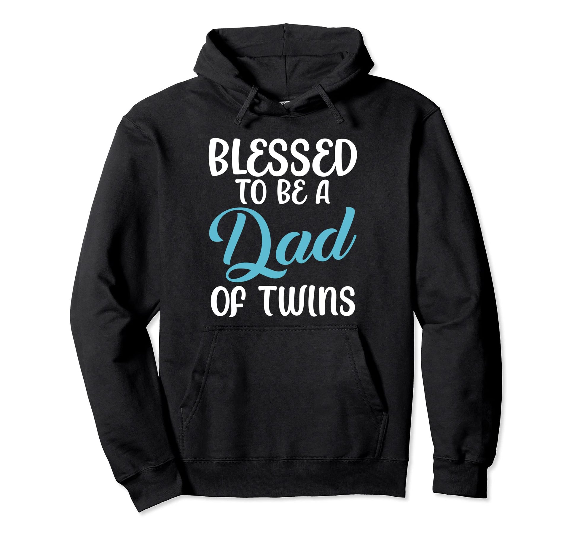 Blessed To Be Dad Twins Dad Hoodie - Fun Novelty Design Unisex - T-Shirt, Sweatshirt, Hoodie