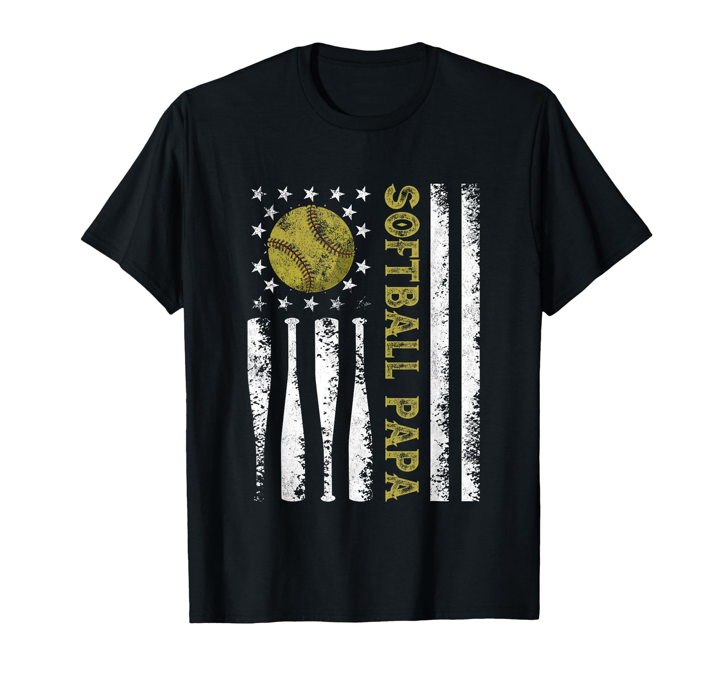 Distressed Usa American Flag T-Shirt - Custom Art Print for Adults - T-Shirt, Sweatshirt, Hoodie