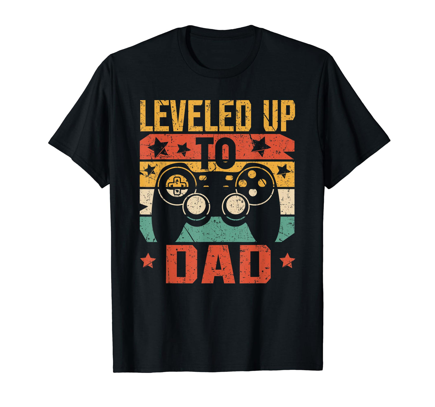 Leveled Up To Dad 2024 Pregnancy T-Shirt - Graphic Print for Adults - T-Shirt, Sweatshirt, Hoodie