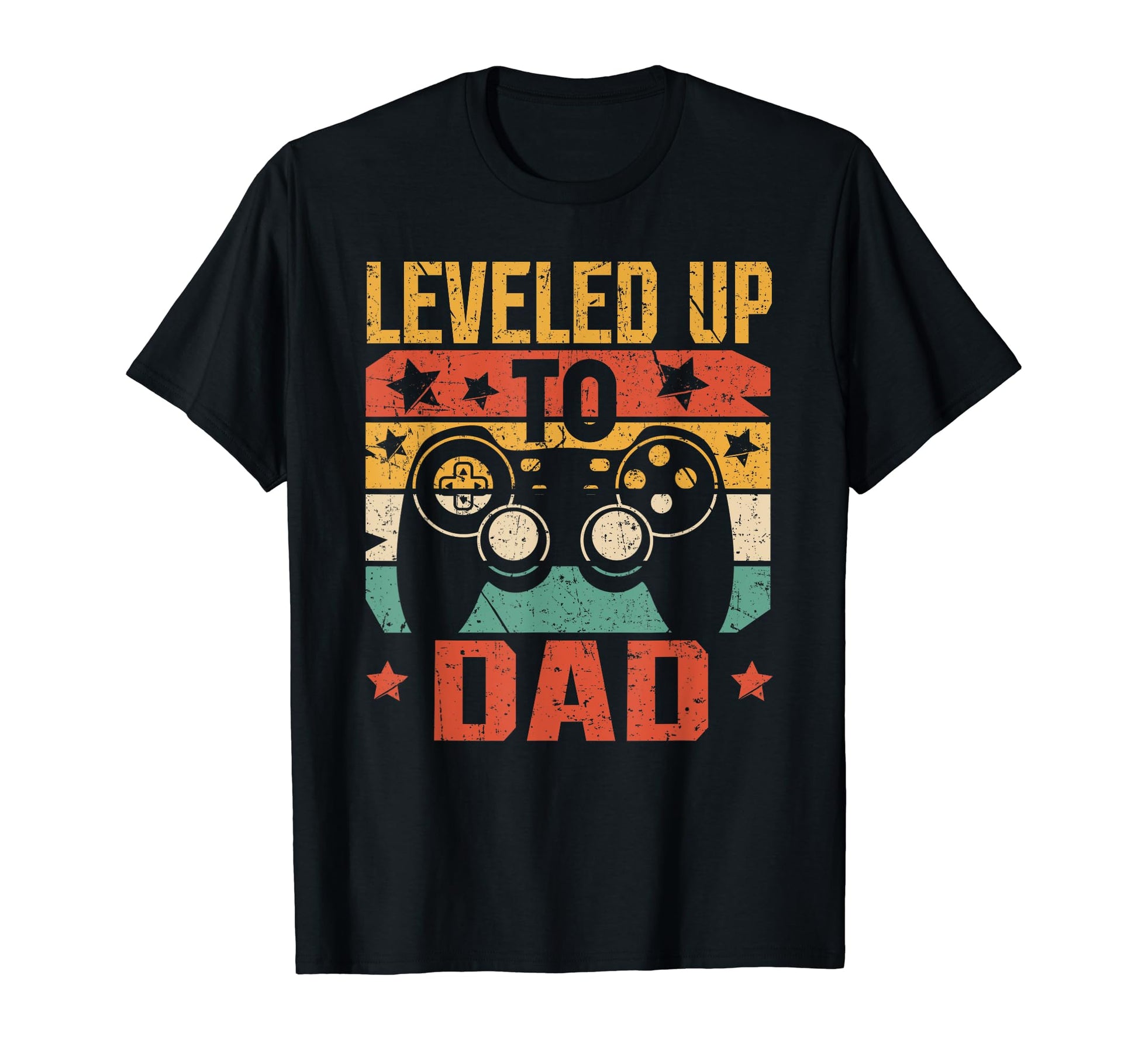 Leveled Up To Dad 2024 Pregnancy T-Shirt - Graphic Print for Adults - T-Shirt, Sweatshirt, Hoodie