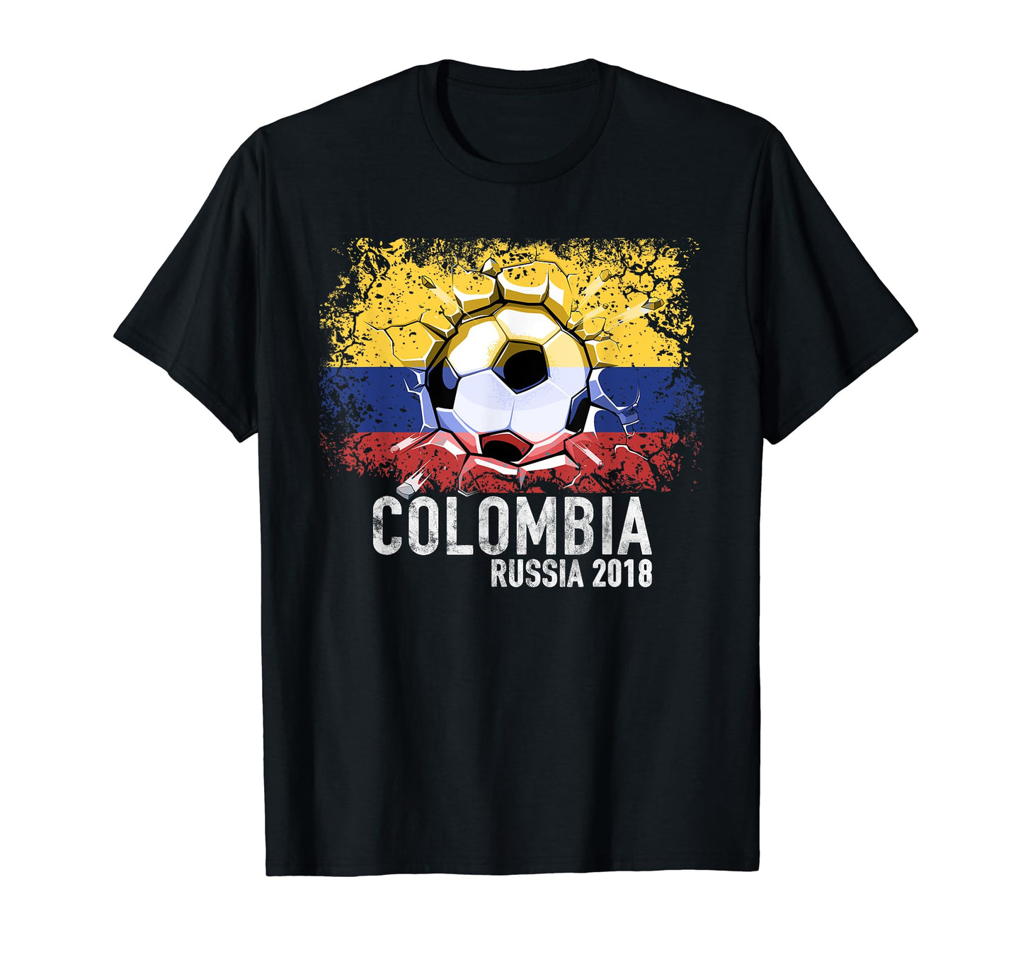 Colombia Flag Football Soccer Fan T-Shirt - Minimalist Print for Adults - T-Shirt, Sweatshirt, Hoodie