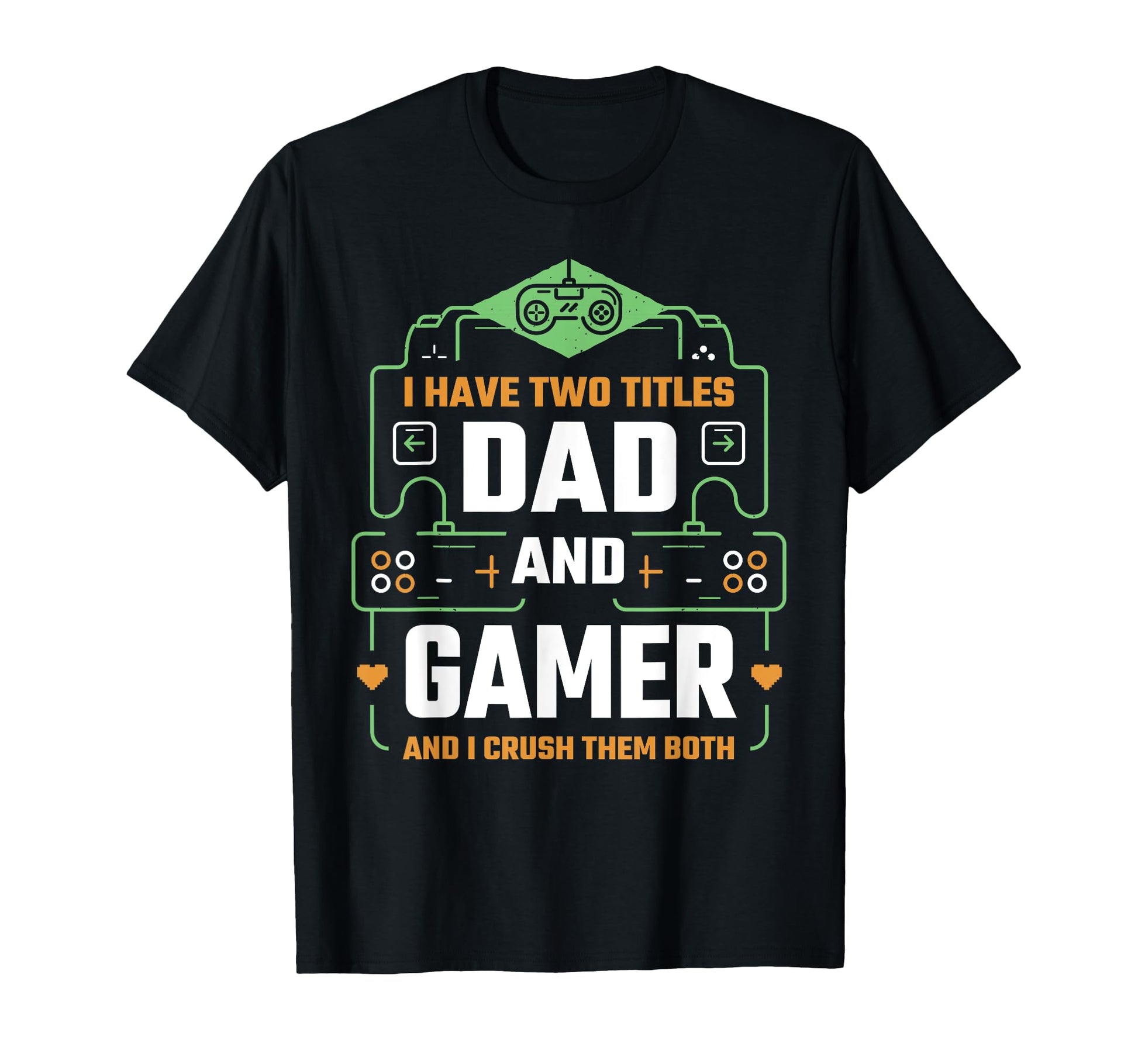 Funny Fathers Day Video Gamer Dad Proud T-Shirt - Custom Art Print Unisex - T-Shirt, Sweatshirt, Hoodie