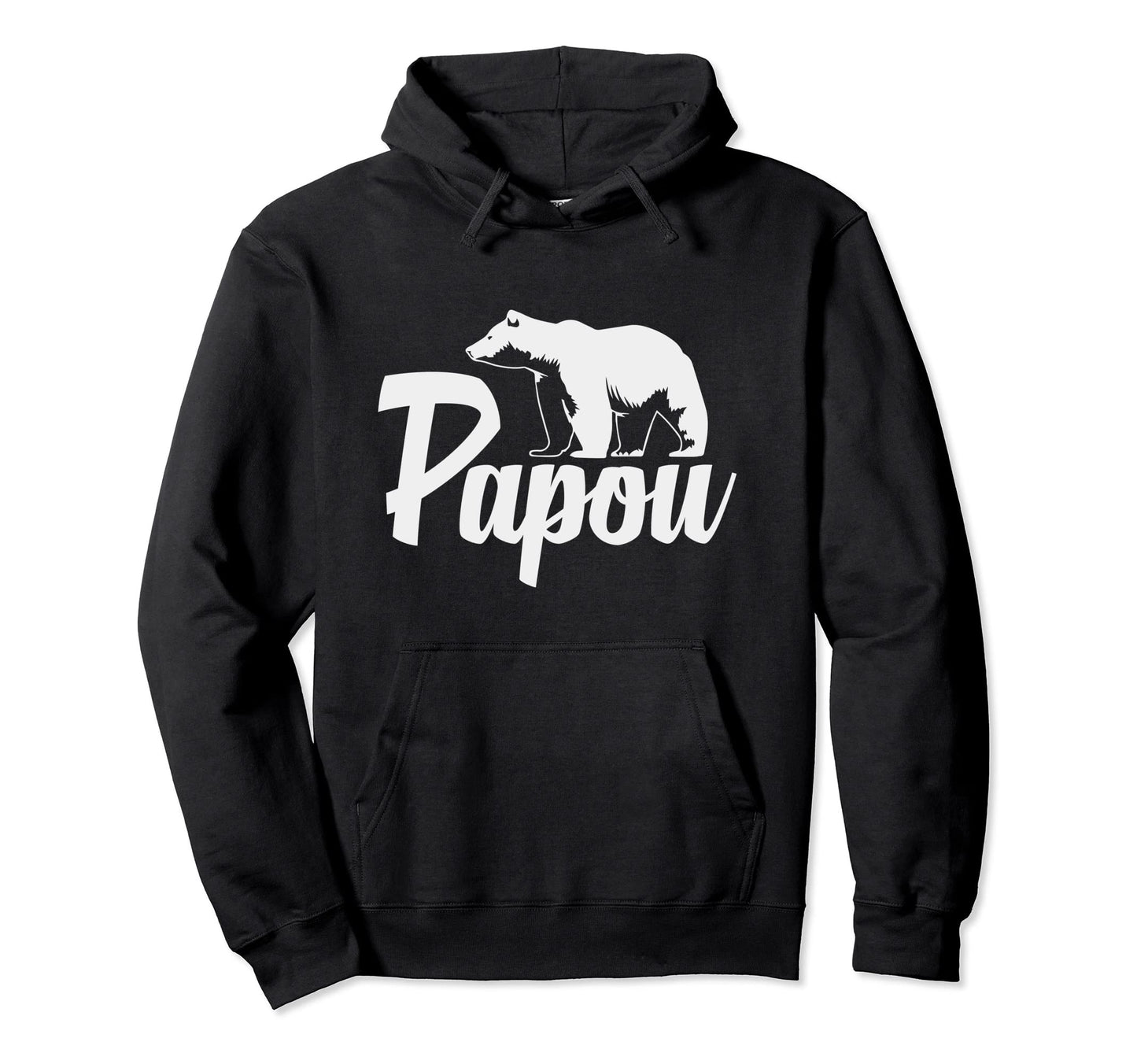 Papou Bear Hugs Family Hoodie - Custom Art Print Men Women - T-Shirt, Sweatshirt, Hoodie