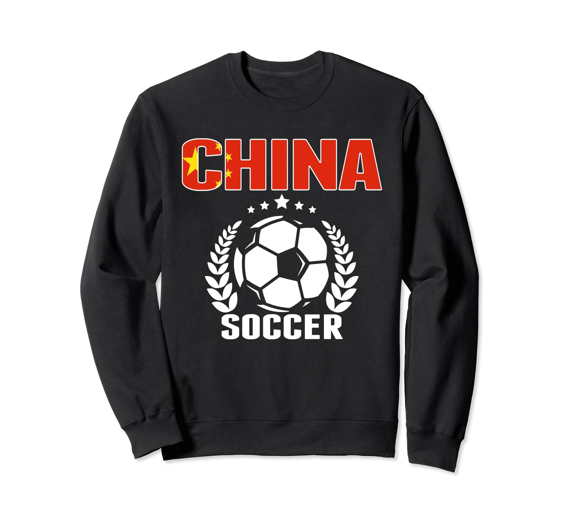 China Soccer Fans Jersey Proud Chinese Sweatshirt - Unique Graphic Unisex - T-Shirt, Sweatshirt, Hoodie