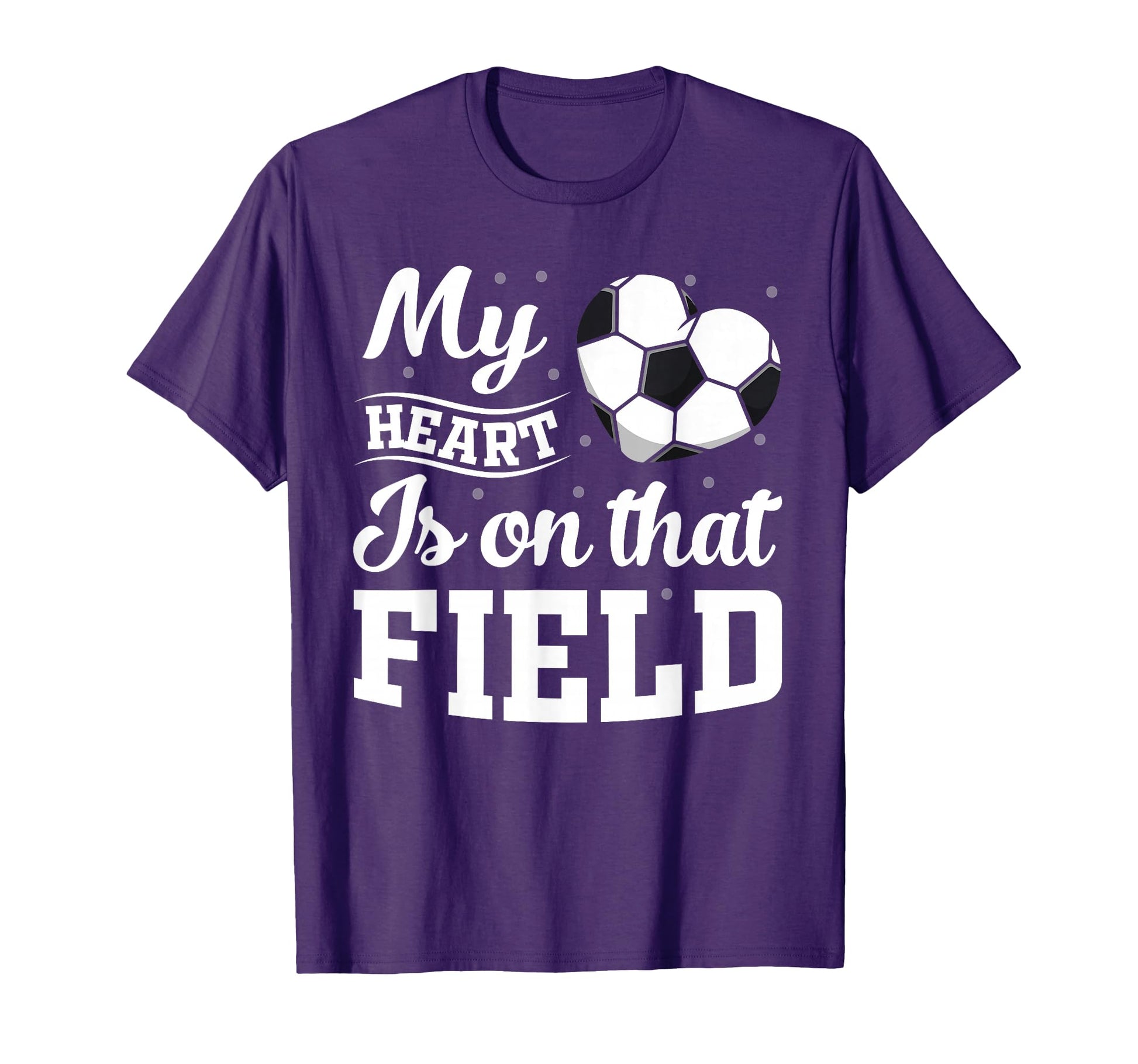 My Heart Is That Field Soccer Player T-Shirt - Aesthetic Graphic Unisex - T-Shirt, Sweatshirt, Hoodie
