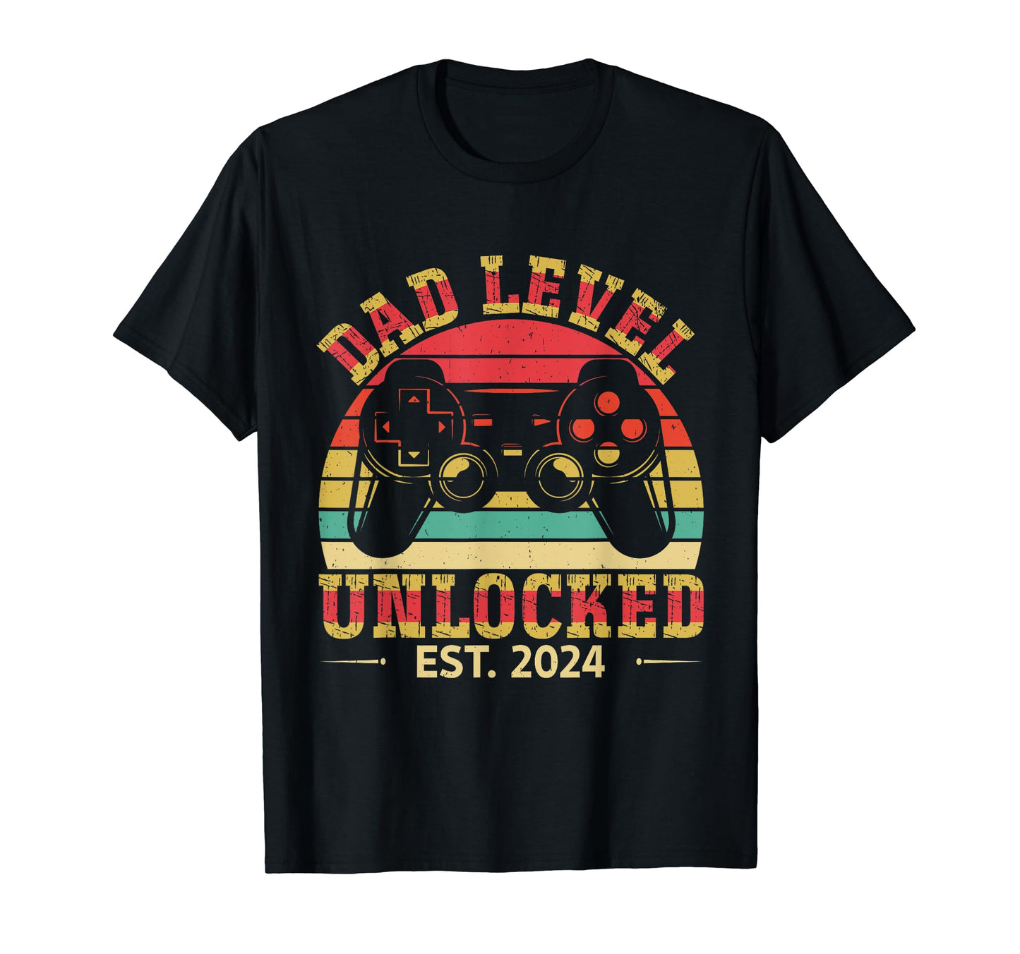 Funny Fathers Day Dad Level Unlocked T-Shirt - Novelty Apparel for Adults - T-Shirt, Sweatshirt, Hoodie