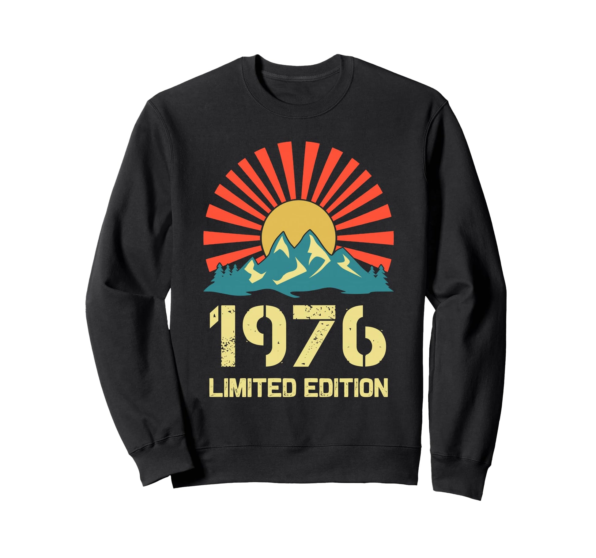 1976 T Shirts 50Th Birthday Gifts Sweatshirt - Graphic Print for Adults - T-Shirt, Sweatshirt, Hoodie