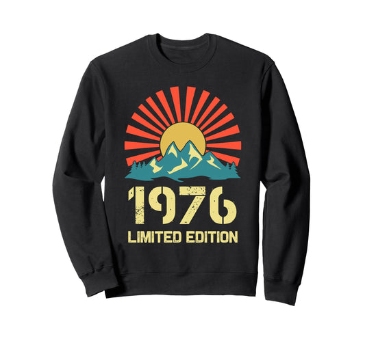 1976 T Shirts 50Th Birthday Gifts Sweatshirt - Graphic Print for Adults - T-Shirt, Sweatshirt, Hoodie