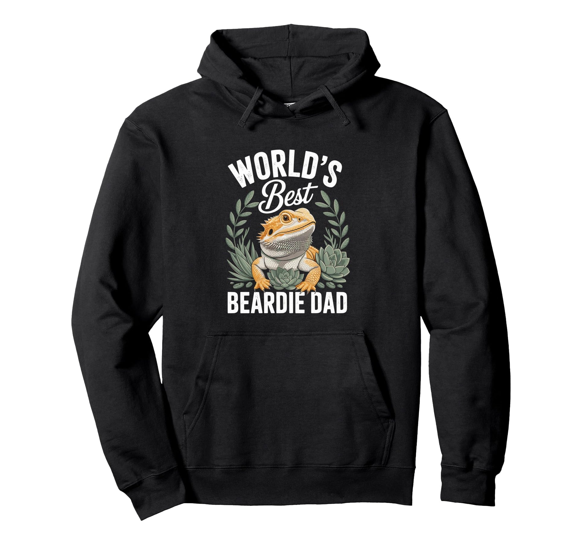 Bearded Dragon Lizard Lover Beardie Dad Hoodie - Streetwear Style Men Women - T-Shirt, Sweatshirt, Hoodie