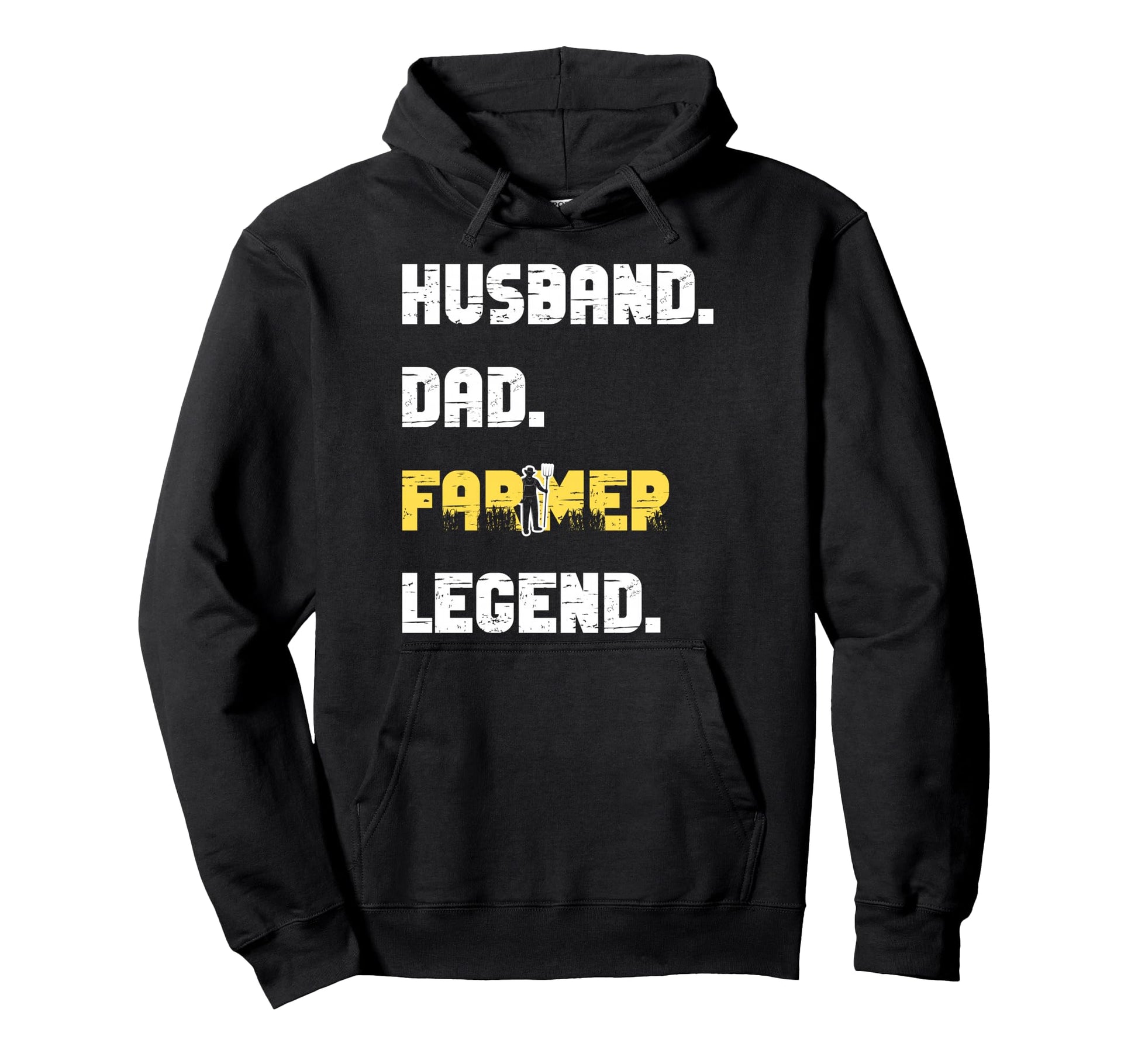 Farming Farmer Dad Father Husband Dad Hoodie - Custom Art Print Unisex - T-Shirt, Sweatshirt, Hoodie