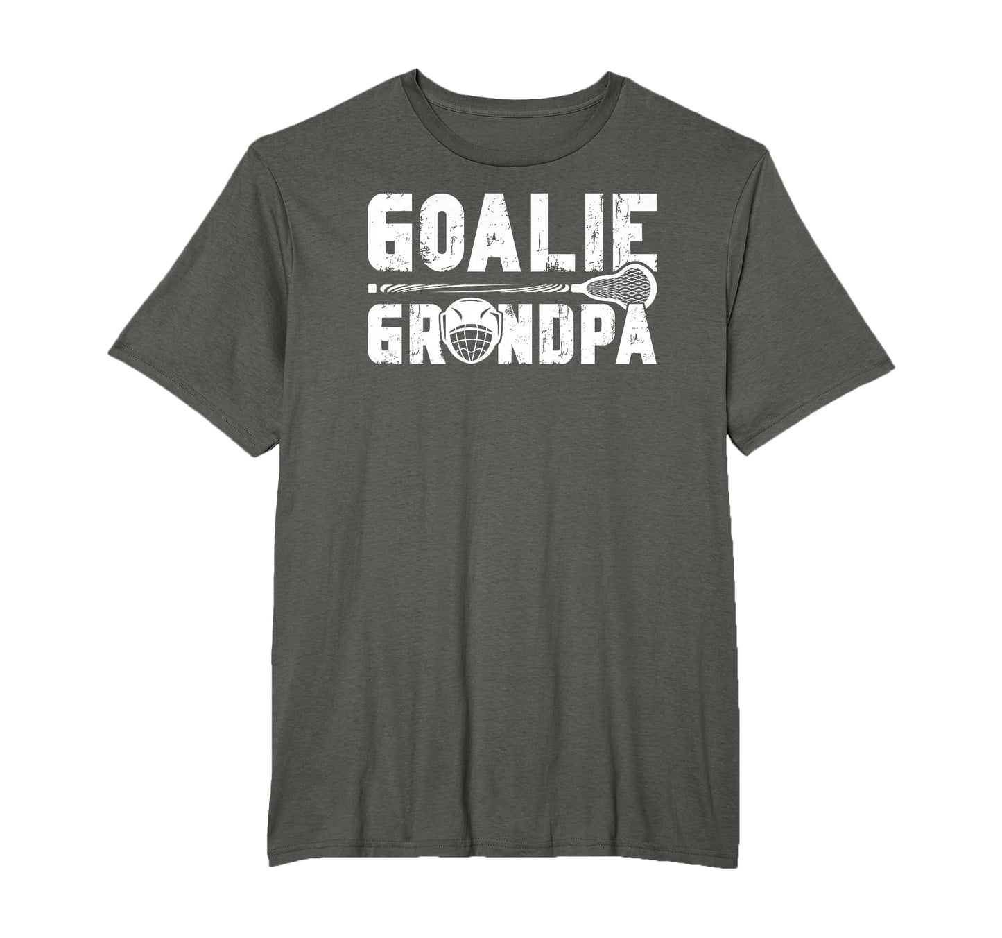 Lacrosse Goalie Grandpa Lacrosse T-Shirt - Novelty Apparel for Adults - T-Shirt, Sweatshirt, Hoodie