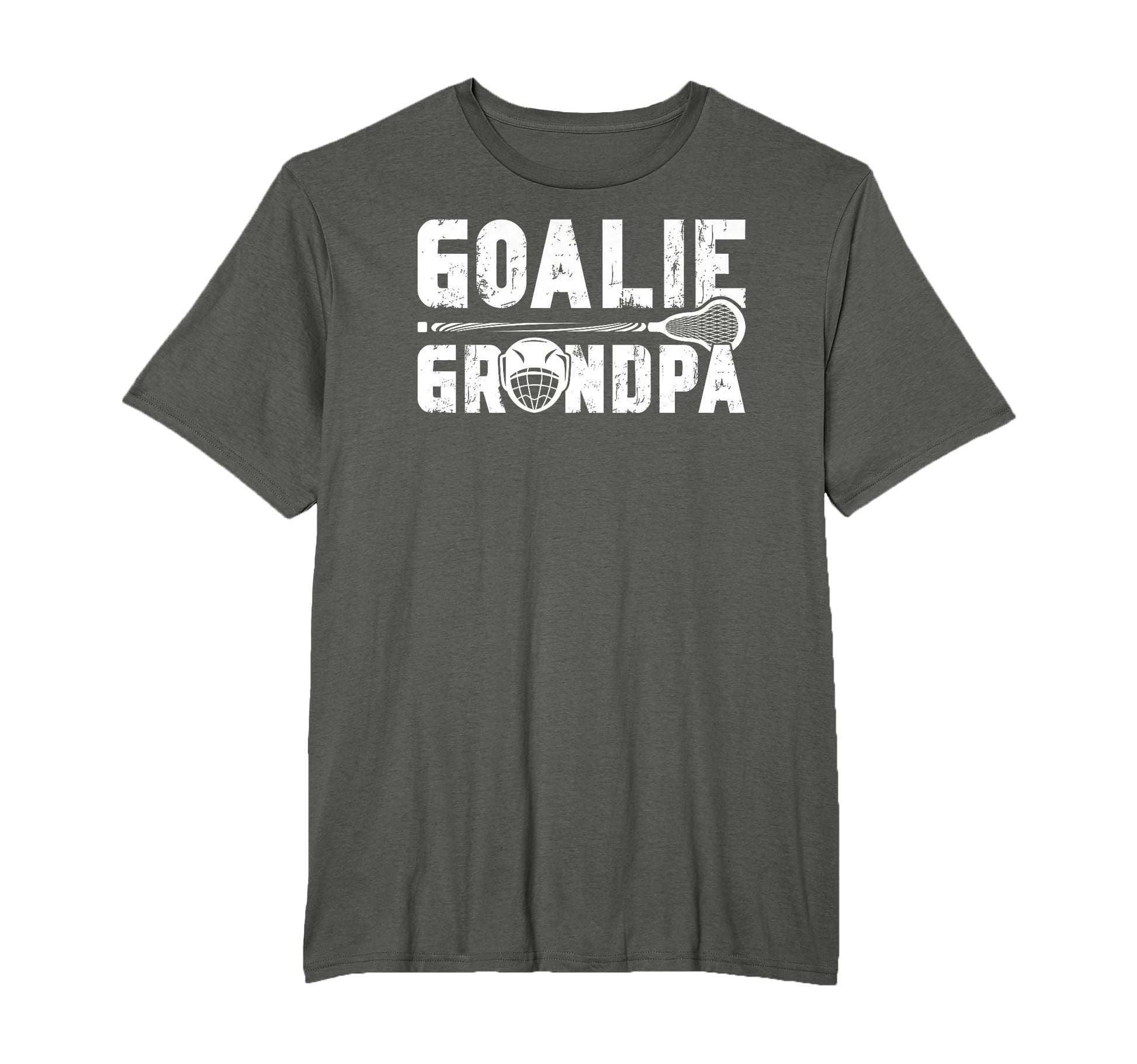 Lacrosse Goalie Grandpa Lacrosse T-Shirt - Novelty Apparel for Adults - T-Shirt, Sweatshirt, Hoodie