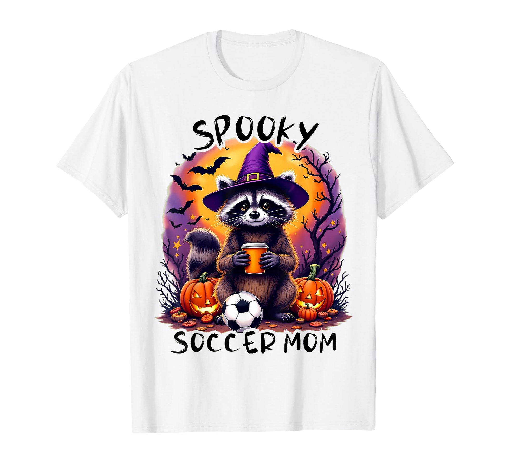 Halloween Soccer Mom Feral Soccer Mom T-Shirt - Novelty Apparel Men Women - T-Shirt, Sweatshirt, Hoodie