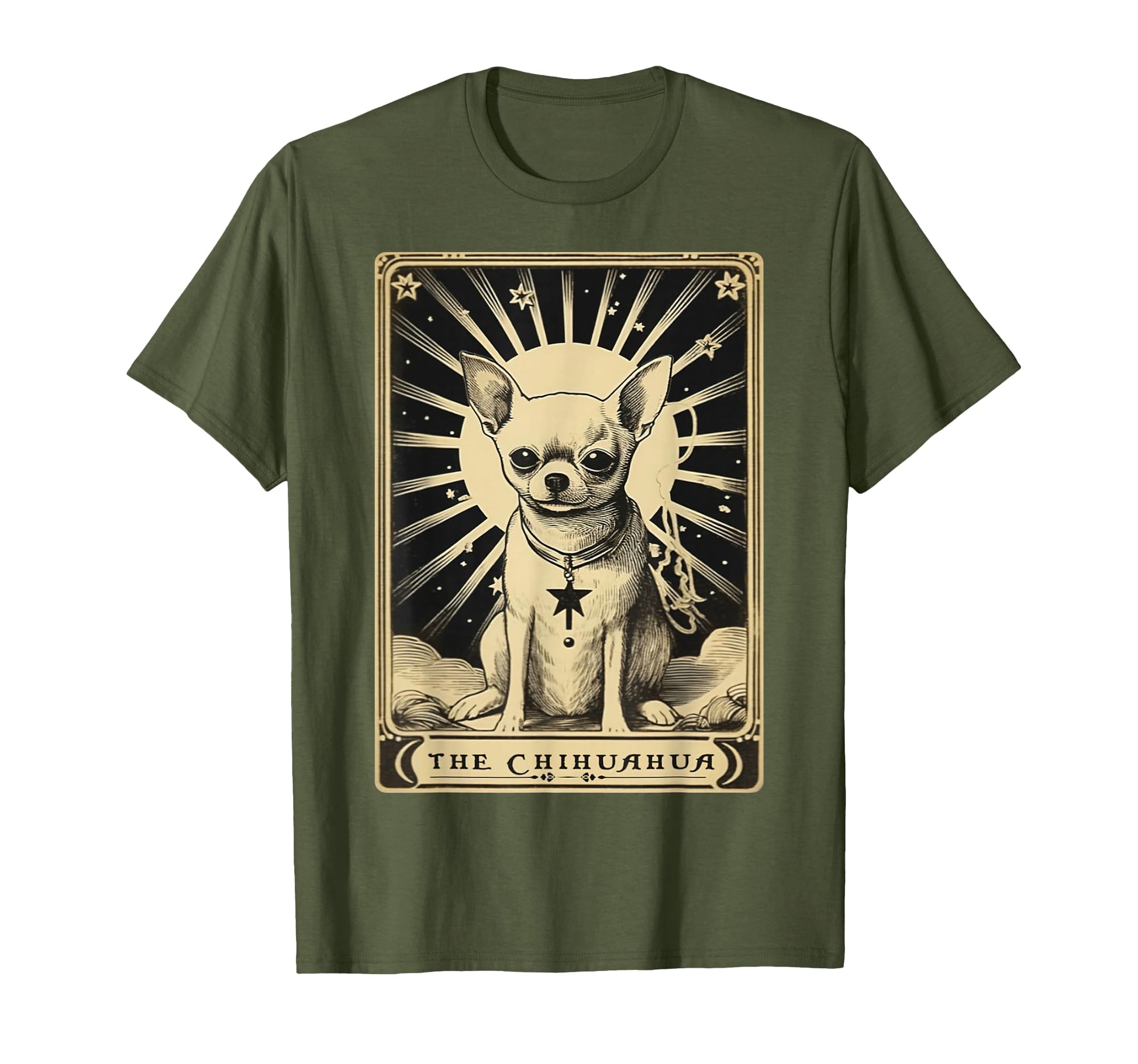 Chihuahua Tarot Card Chihuahua Mom T-Shirt - Novelty Apparel for Adults - T-Shirt, Sweatshirt, Hoodie