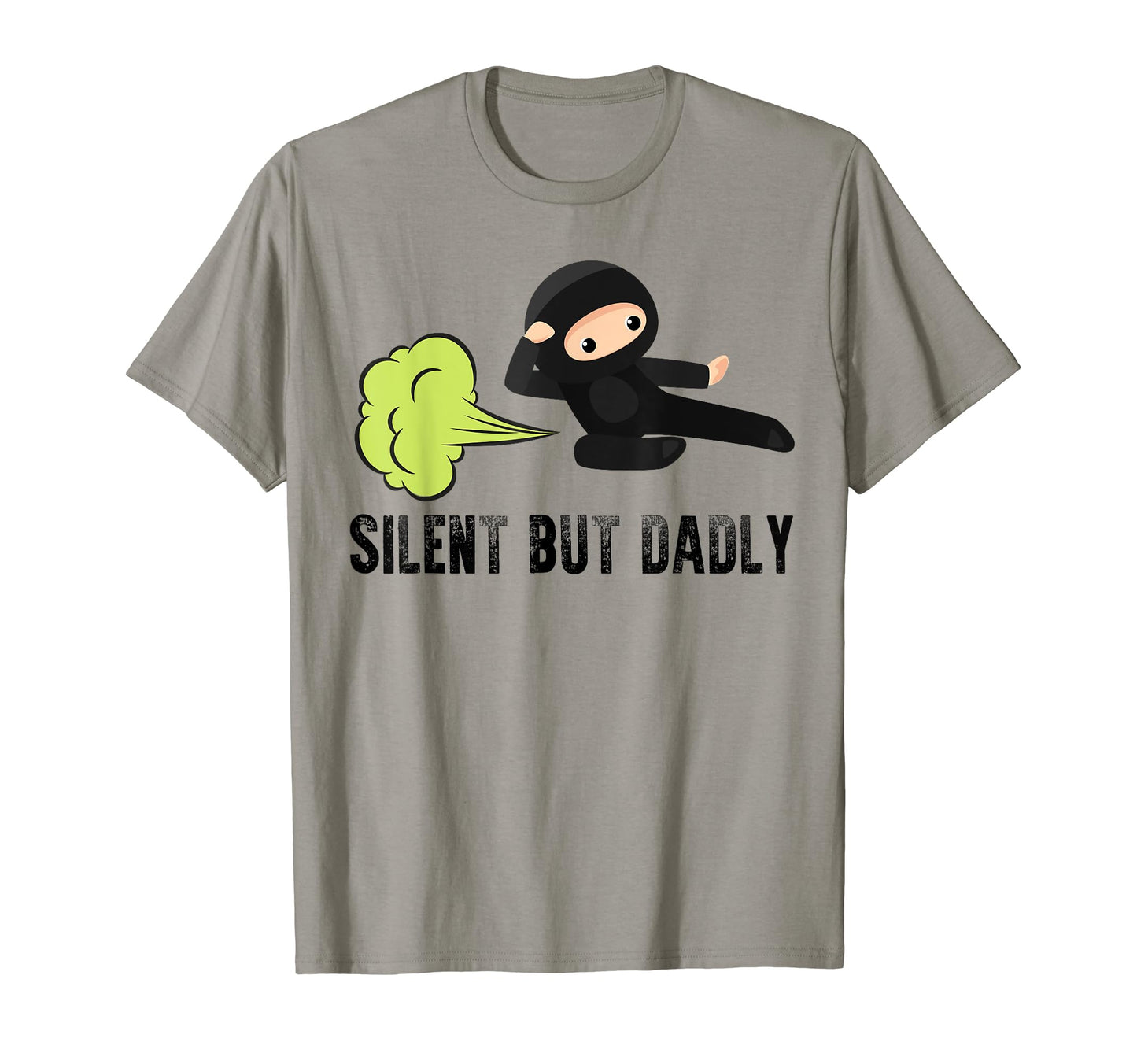Funny Farting Ninja Fathers Day Dad Jokes T-Shirt - Minimalist Print Unisex - T-Shirt, Sweatshirt, Hoodie