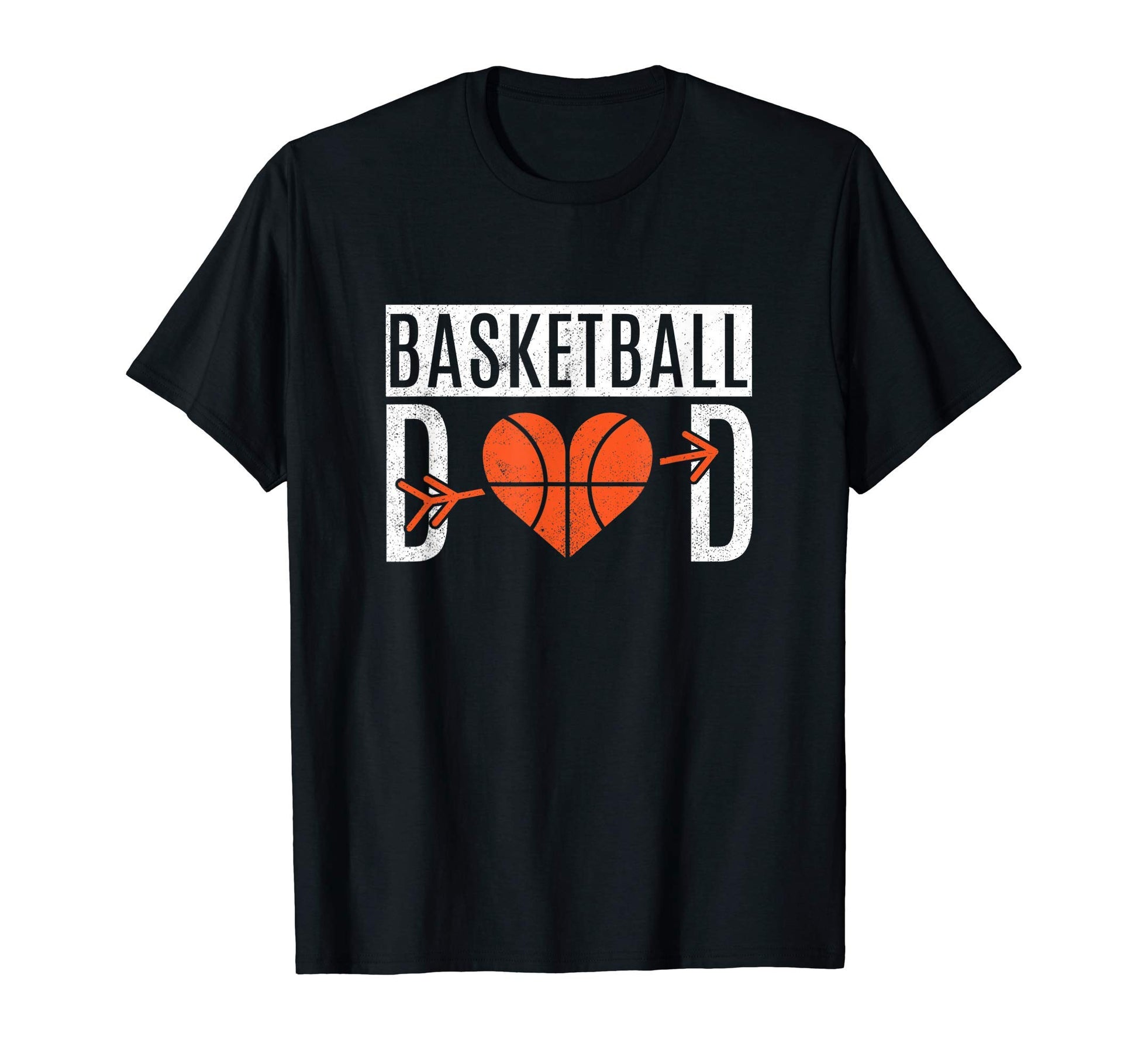 Basketball Dad Heart Basketball Player T-Shirt - Minimalist Print Unisex - T-Shirt, Sweatshirt, Hoodie