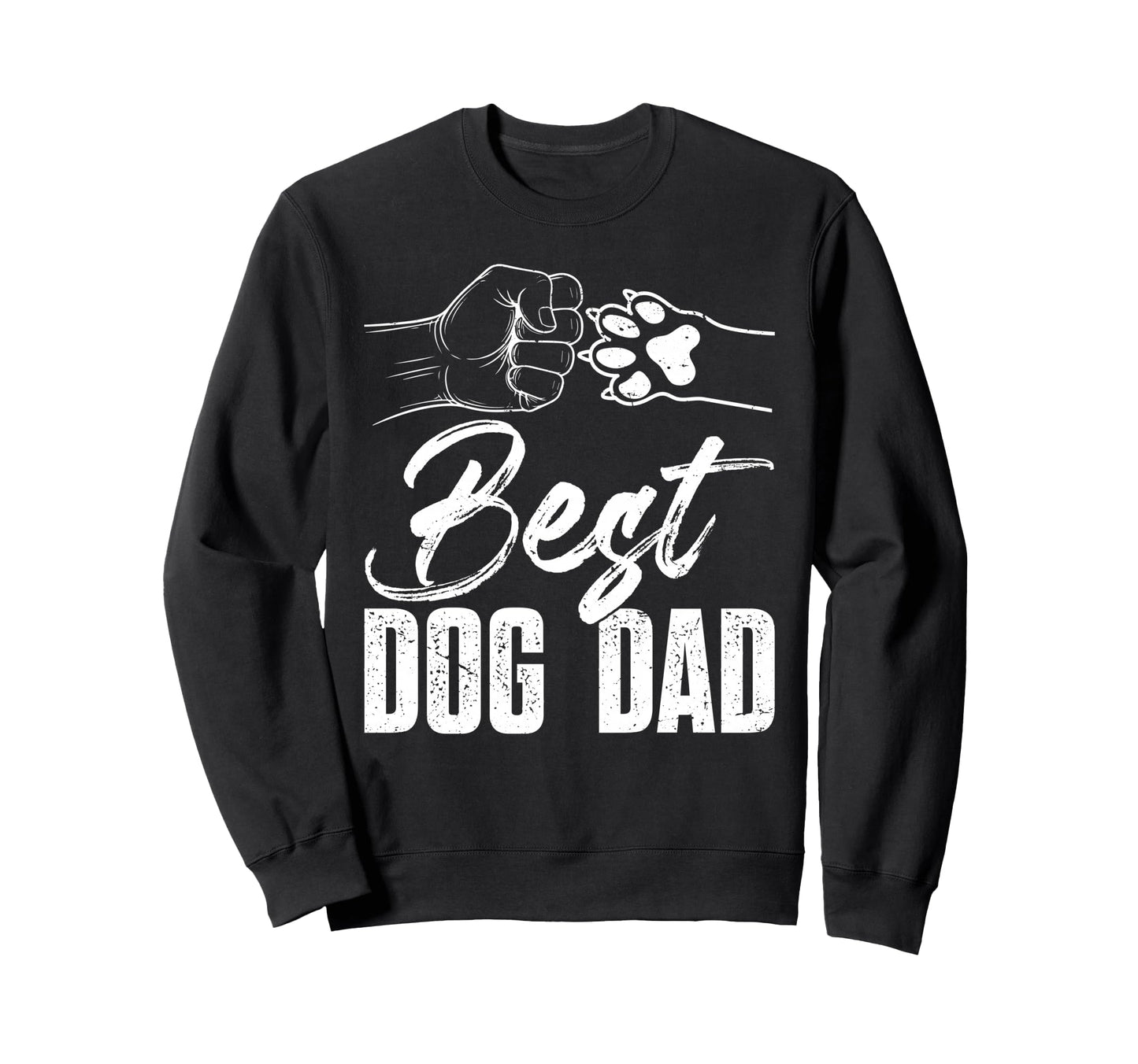 Best Dog Dad Family Matching Funny Sweatshirt - Trendy Graphic Unisex - T-Shirt, Sweatshirt, Hoodie