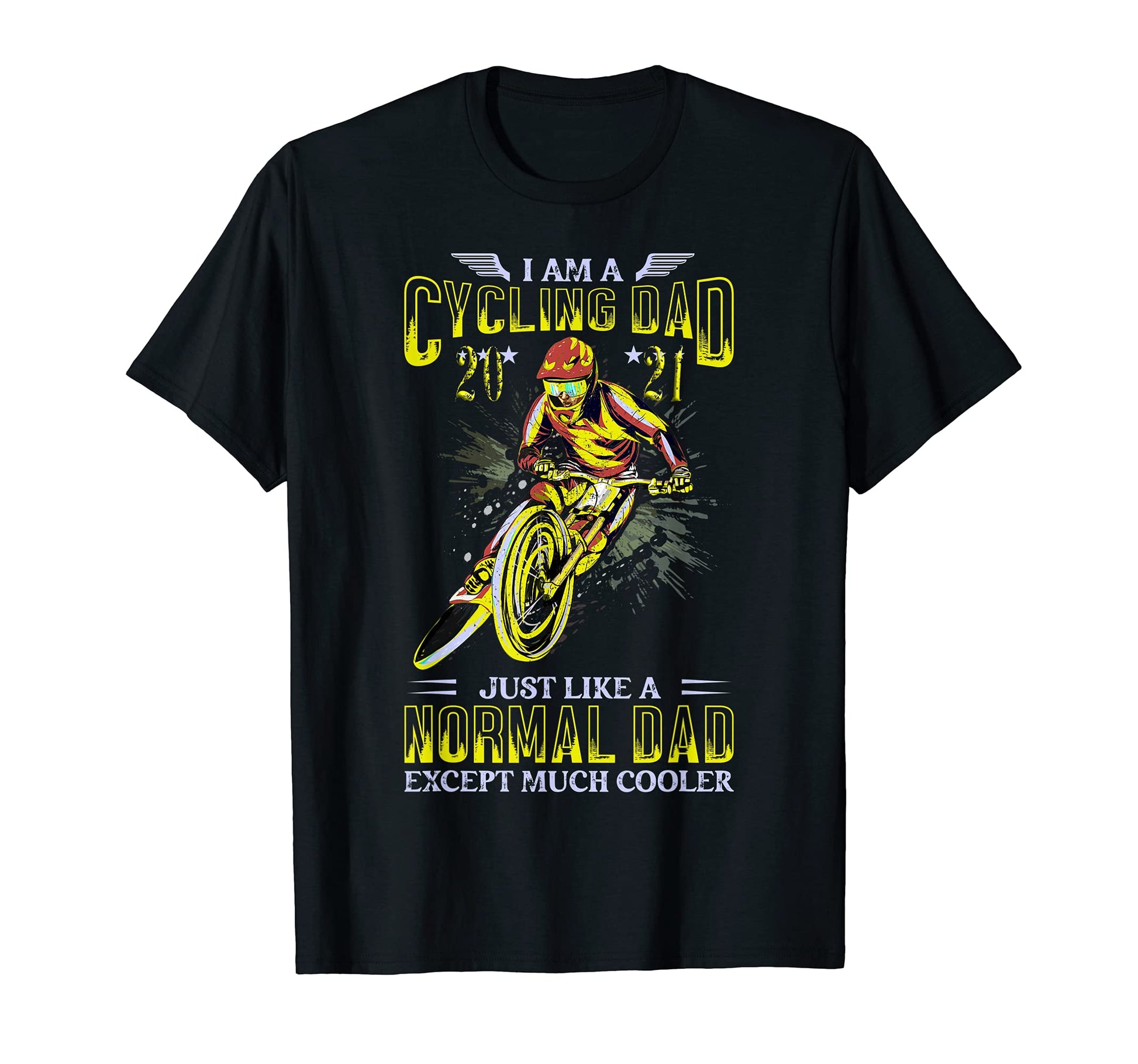 Dad Cycling 2021 Fathers Day Lycra T-Shirt - Novelty Apparel Men Women - T-Shirt, Sweatshirt, Hoodie