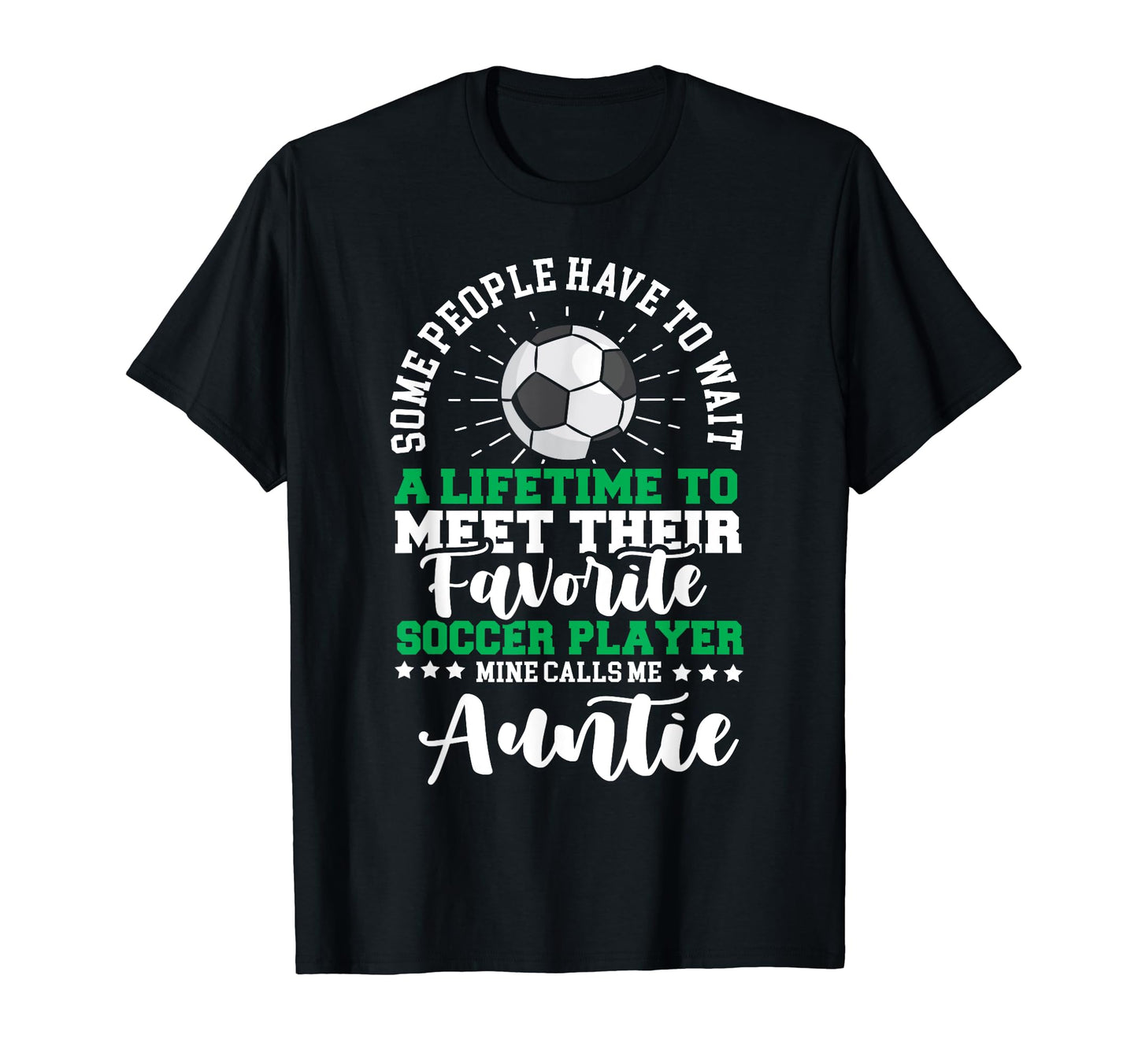 Soccer Player Aunt Mothers Day T-Shirt - Aesthetic Graphic for Adults - T-Shirt, Sweatshirt, Hoodie
