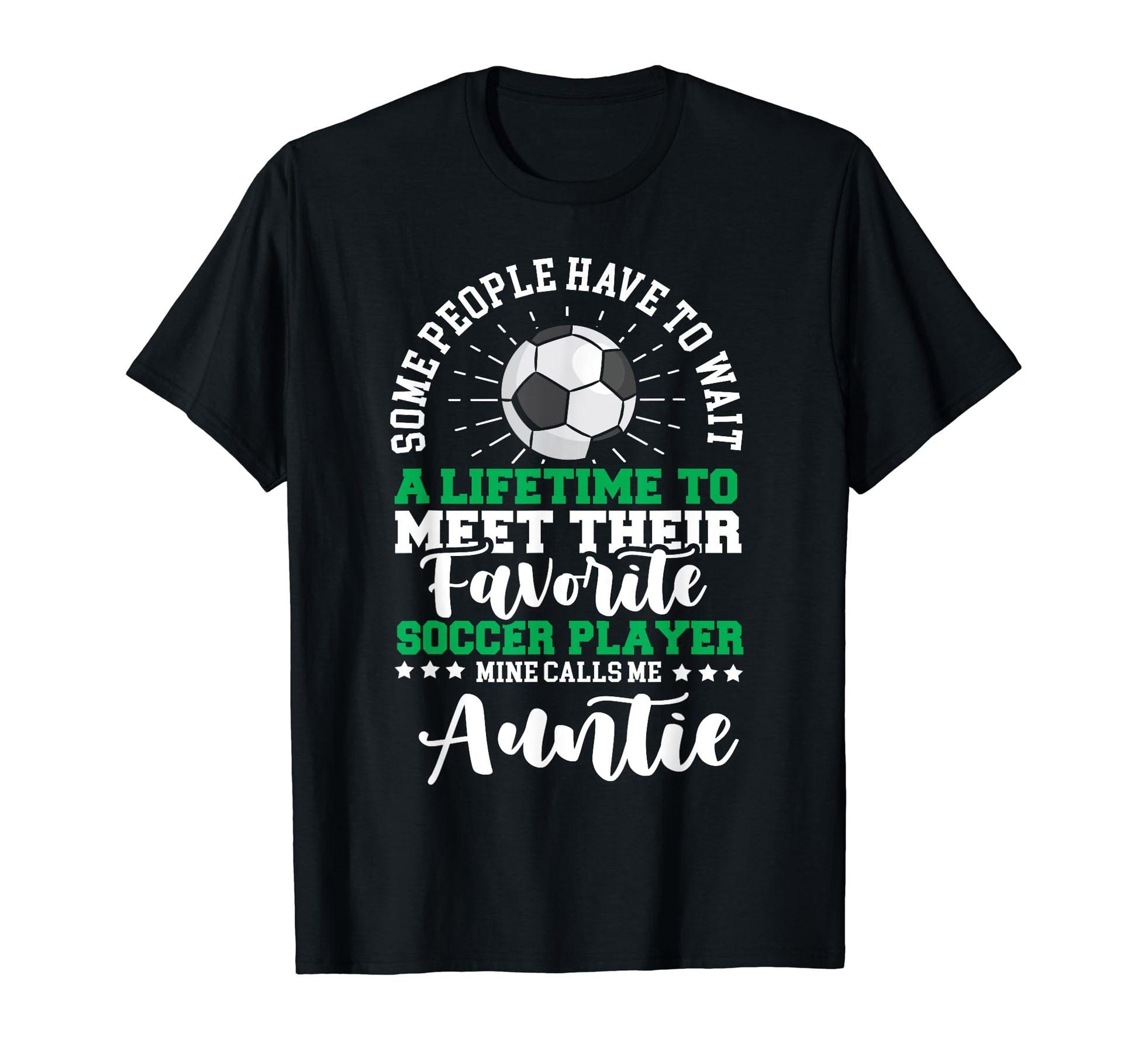 Soccer Player Aunt Mothers Day T-Shirt - Aesthetic Graphic for Adults - T-Shirt, Sweatshirt, Hoodie