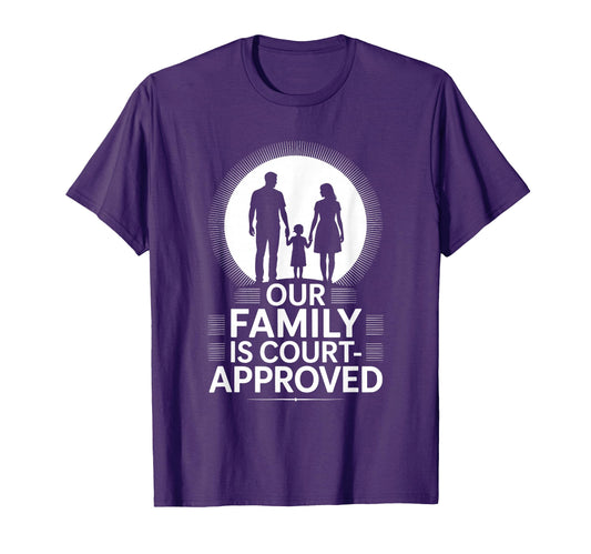 Adoption Mom Dad Parents Our Family Is T-Shirt - Trendy Graphic Unisex - T-Shirt, Sweatshirt, Hoodie