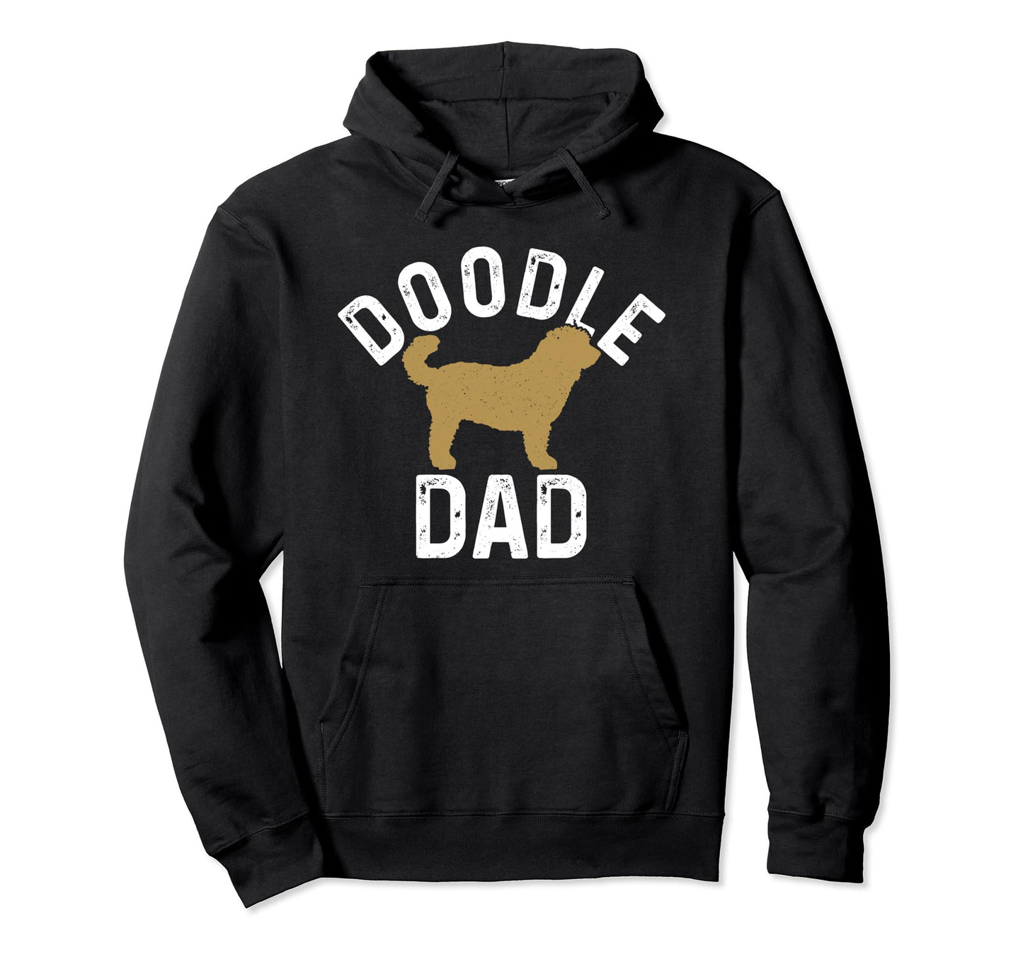 Goldendoodle Dad Golden Doodle Dad Hoodie - Minimalist Print for Adults - T-Shirt, Sweatshirt, Hoodie