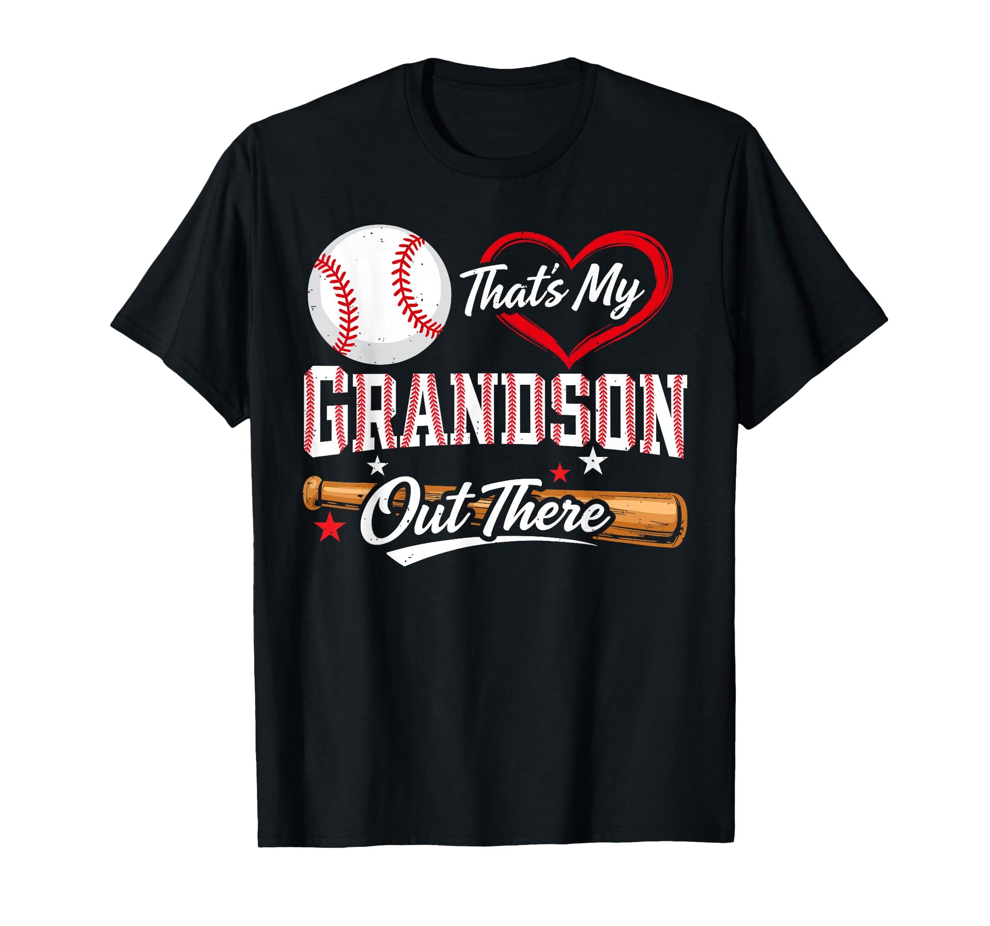 Thats My Grandson Out There Grandma T-Shirt - Graphic Print for Adults - T-Shirt, Sweatshirt, Hoodie