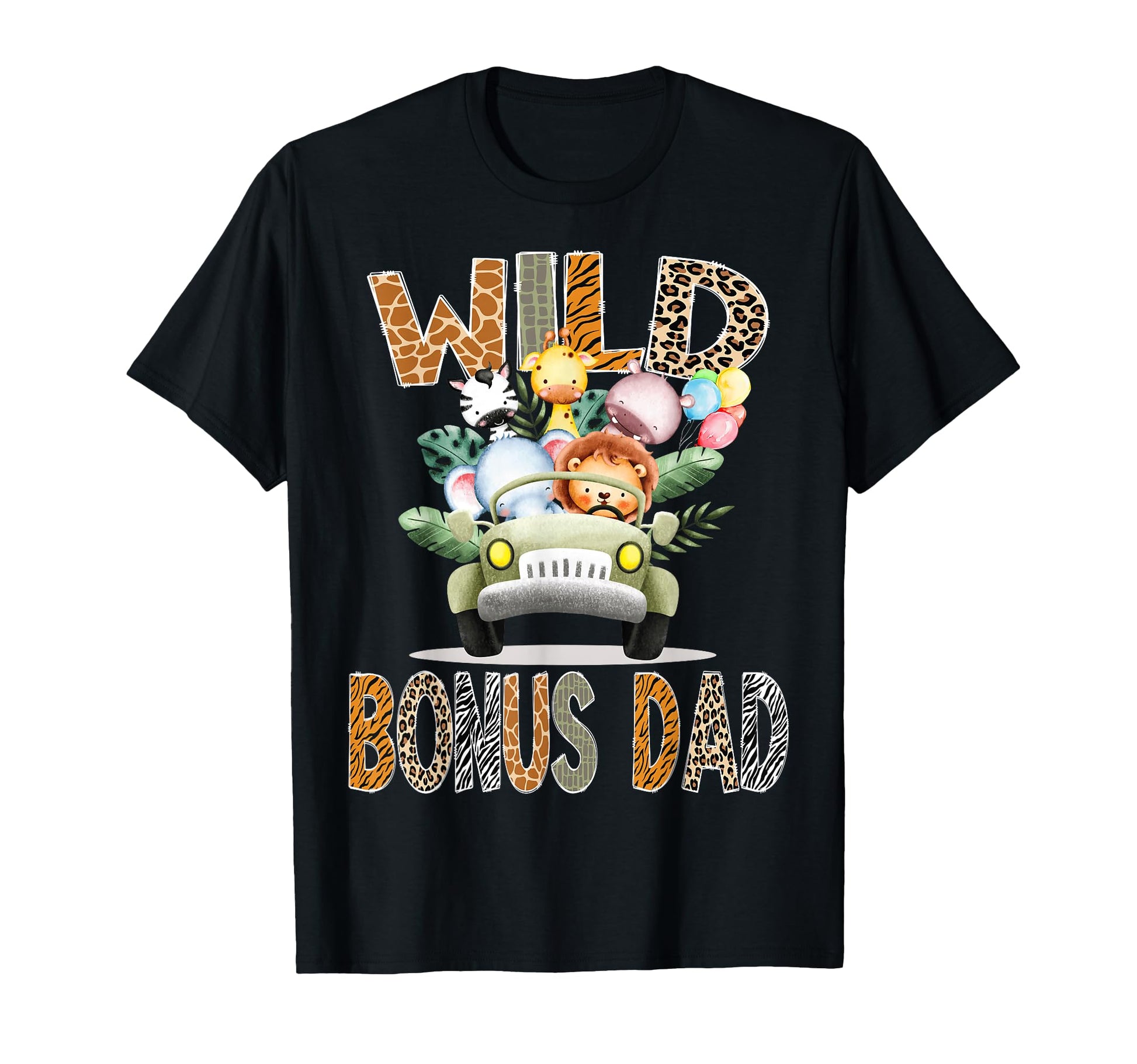 Wild Bonus Dad Safari Jungle T-Shirt - Aesthetic Graphic for Adults - T-Shirt, Sweatshirt, Hoodie