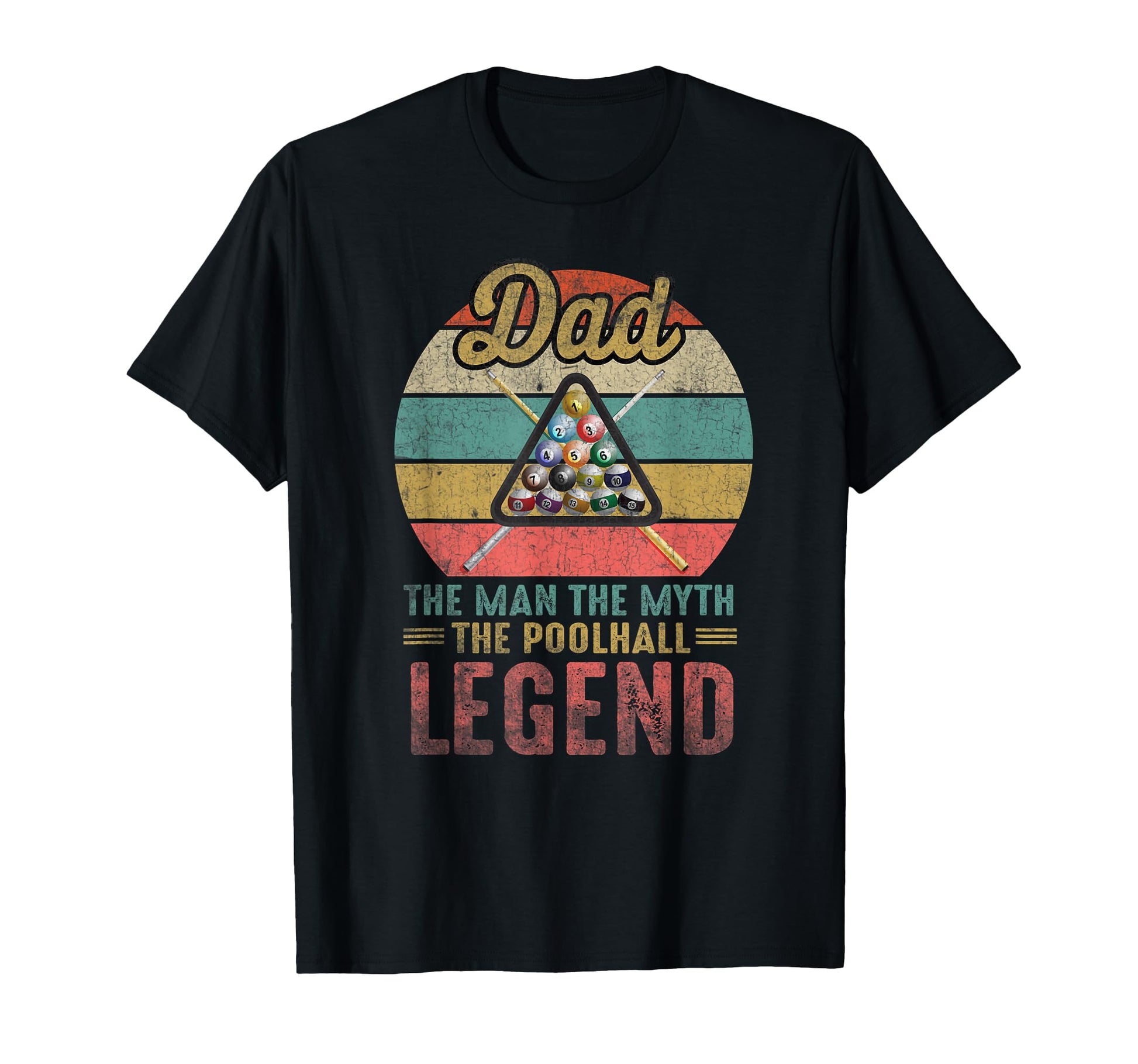 Billiard Player Dad Poolhall Legend T-Shirt - Graphic Print Unisex - T-Shirt, Sweatshirt, Hoodie