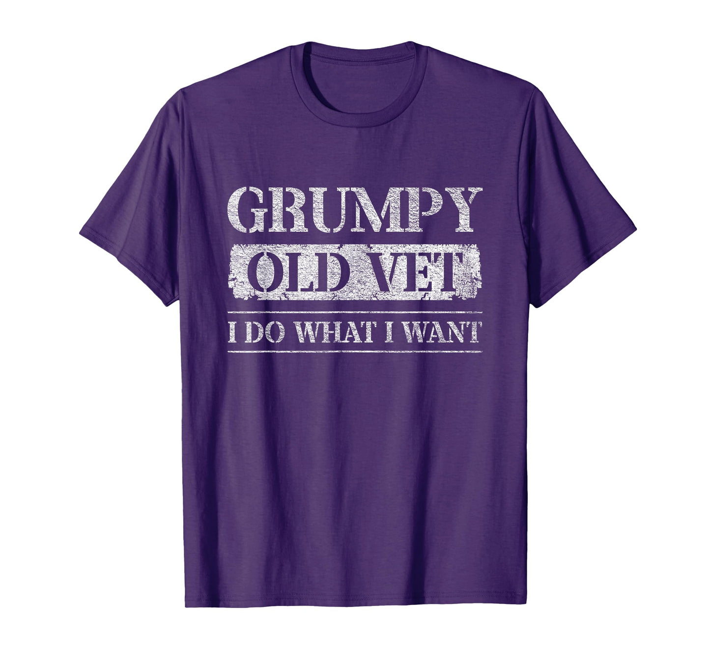 Grumpy Old Vet I Do What I Want Funny T-Shirt - Custom Art Print Unisex - T-Shirt, Sweatshirt, Hoodie