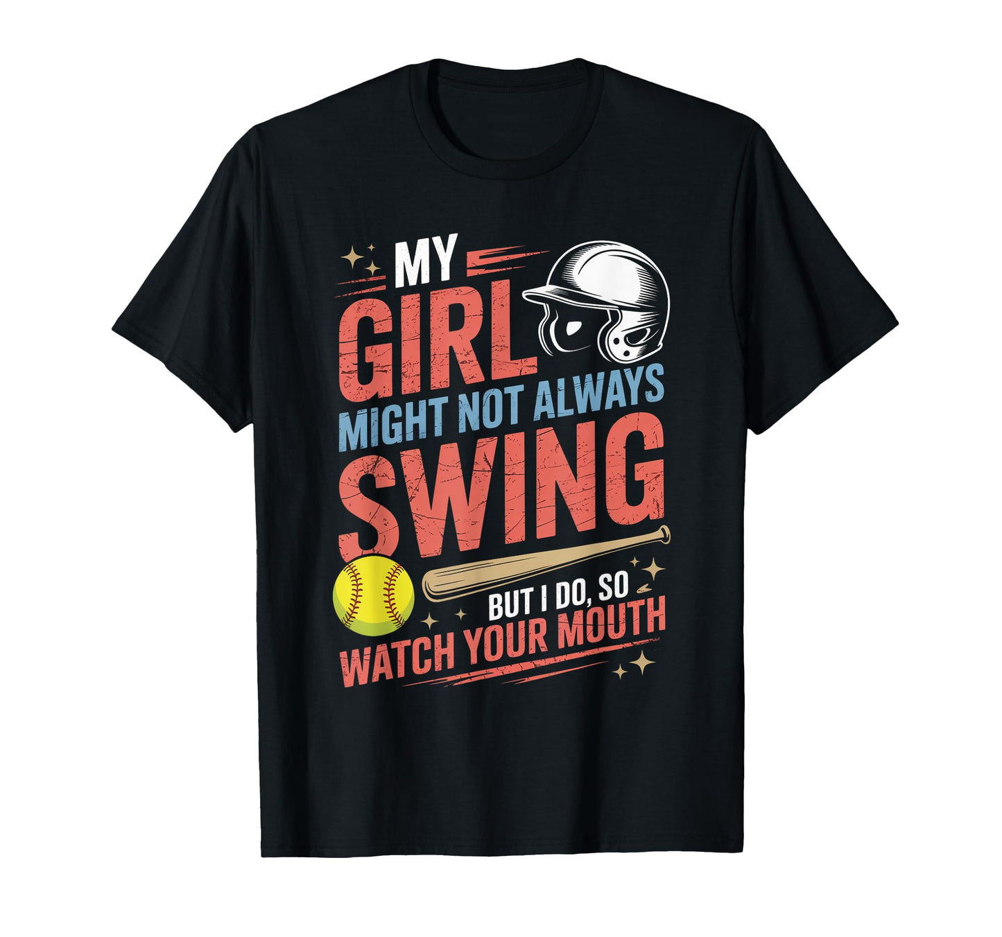 My Might Not Always Swing But Funny T-Shirt - Graphic Print for Adults - T-Shirt, Sweatshirt, Hoodie