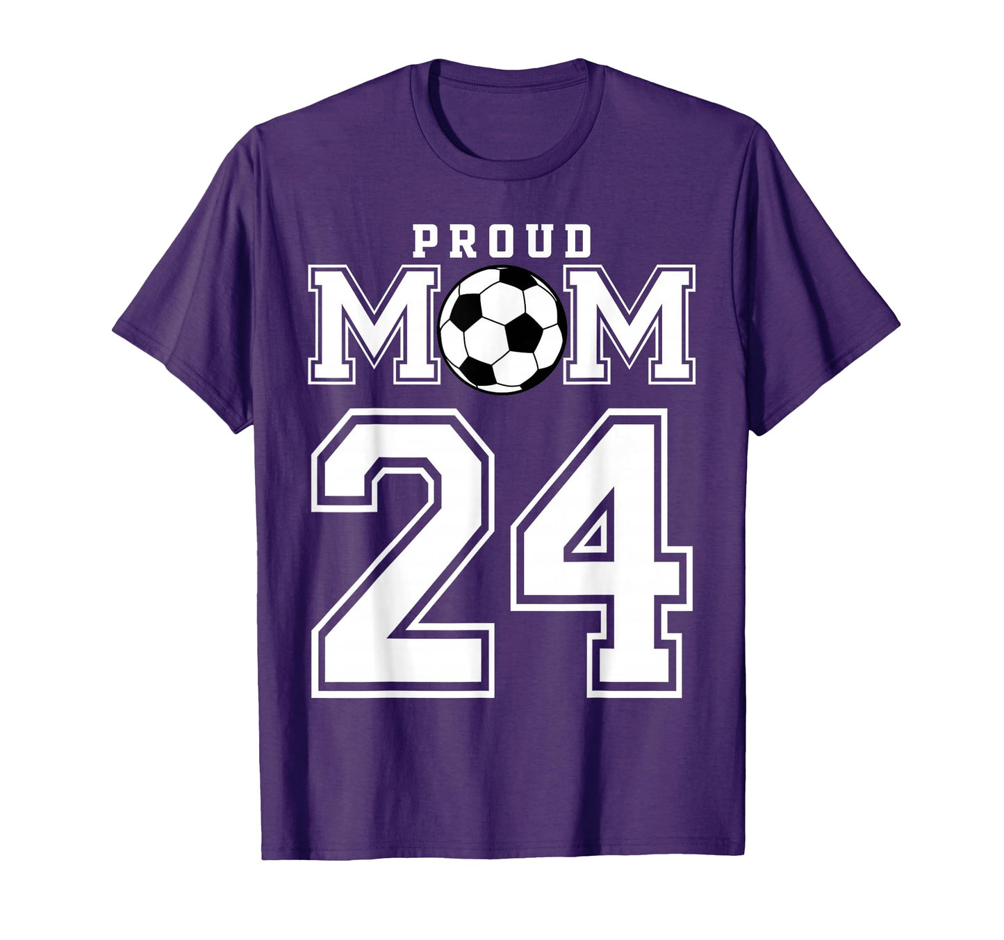 Number 24 Custom Proud Soccer Futbol T-Shirt - Novelty Apparel Men Women - T-Shirt, Sweatshirt, Hoodie