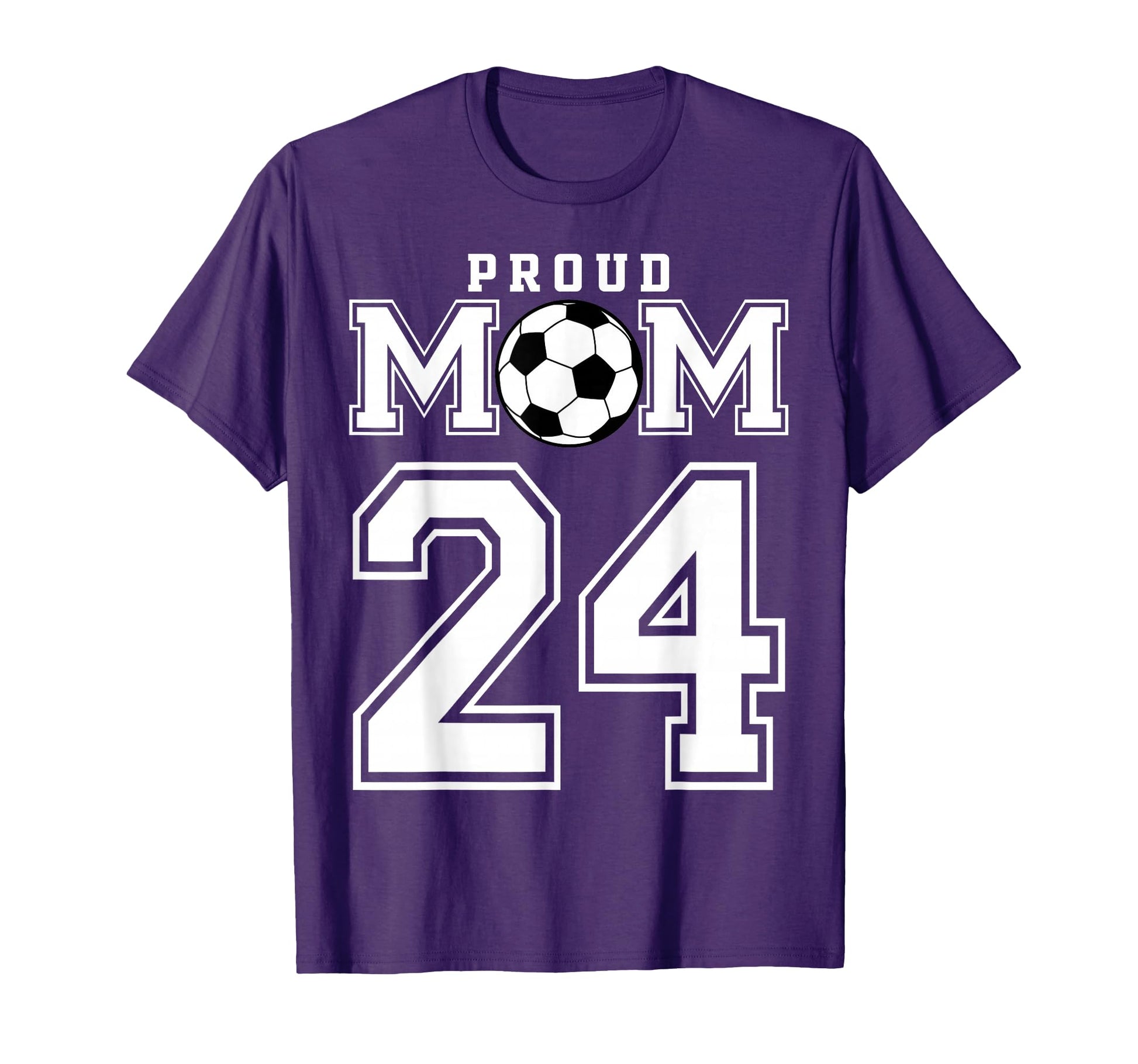 Number 24 Custom Proud Soccer Futbol T-Shirt - Novelty Apparel Men Women - T-Shirt, Sweatshirt, Hoodie