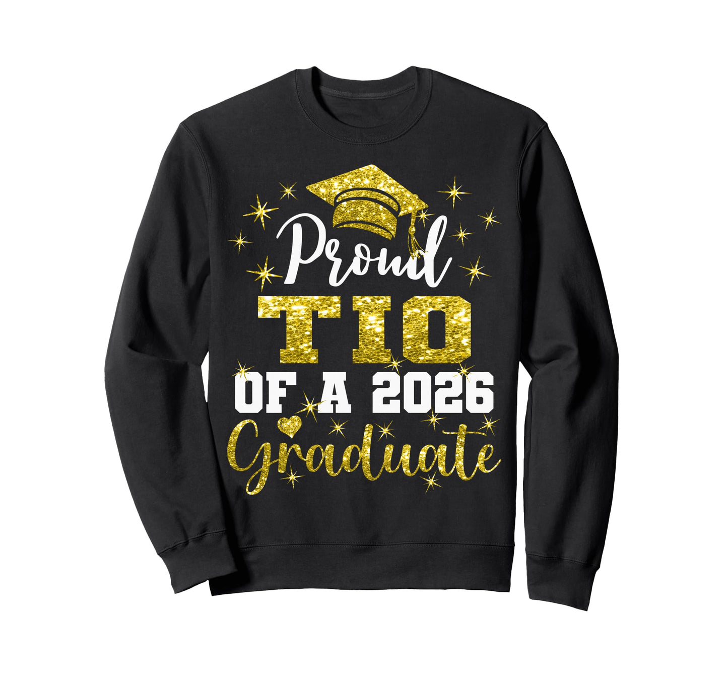 Super Proud Tio 2026 Graduate Senior Sweatshirt - Minimalist Print Unisex - T-Shirt, Sweatshirt, Hoodie