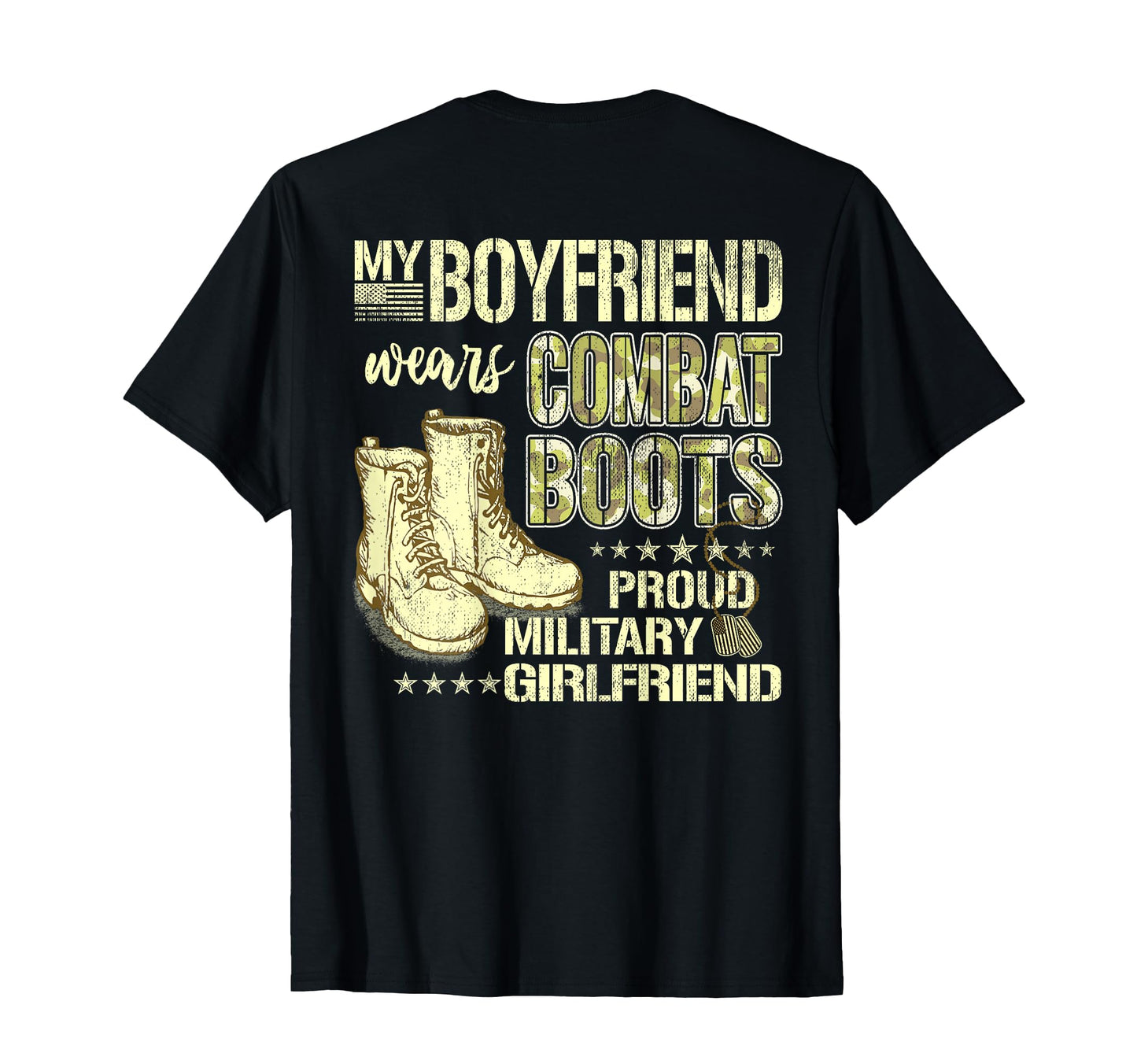 My Boyfriend Wears Combat Boots T-Shirt - Unique Graphic for Adults - T-Shirt, Sweatshirt, Hoodie