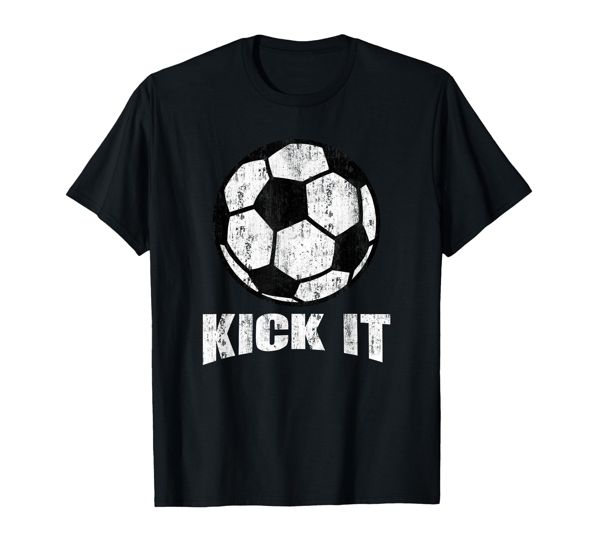 Kick It Soccer Ball Game Day Soccer T-Shirt - Casual Everyday Wear Unisex - T-Shirt, Sweatshirt, Hoodie