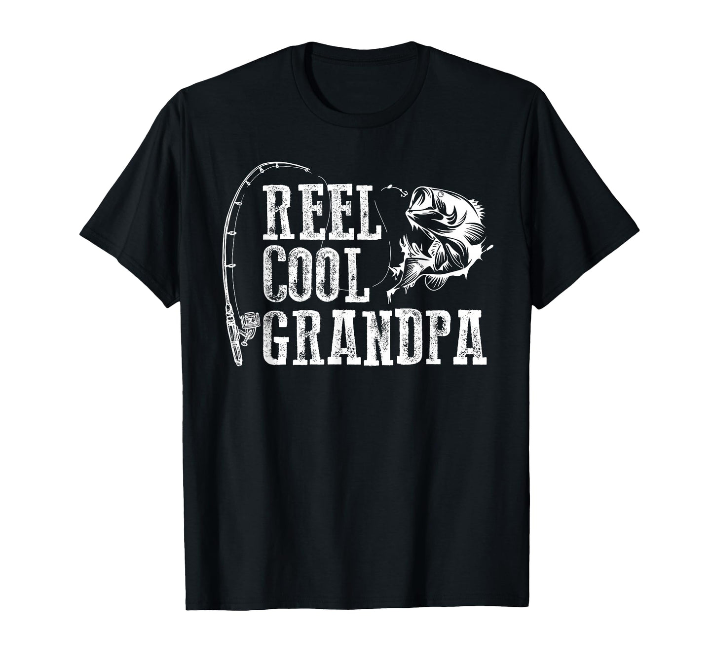 Grandpa Fishing Reel Grandpa T-Shirt - Fun Novelty Design Men Women - T-Shirt, Sweatshirt, Hoodie